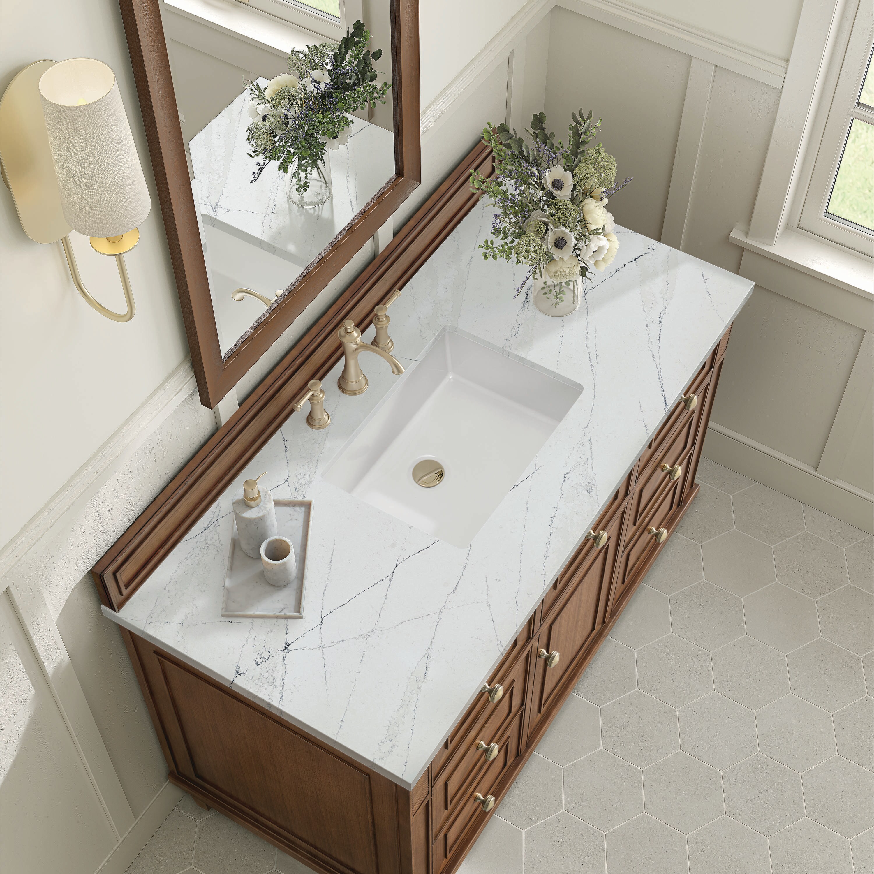 James Martin Vanities 424-V48-WLT-3ENC Bath-Vanity-Combo - View #5