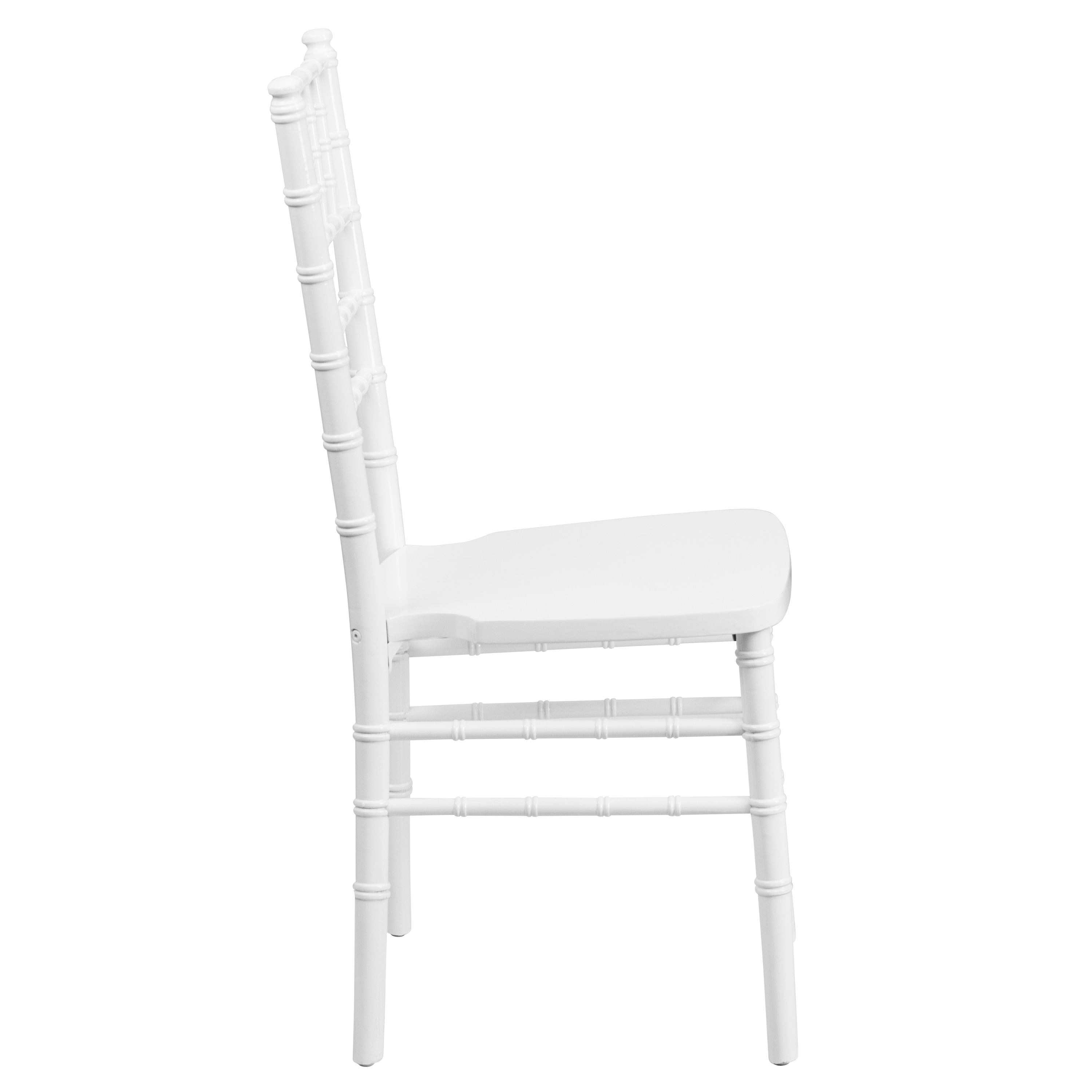 Elegant White Wood Chiavari Banquet Chair