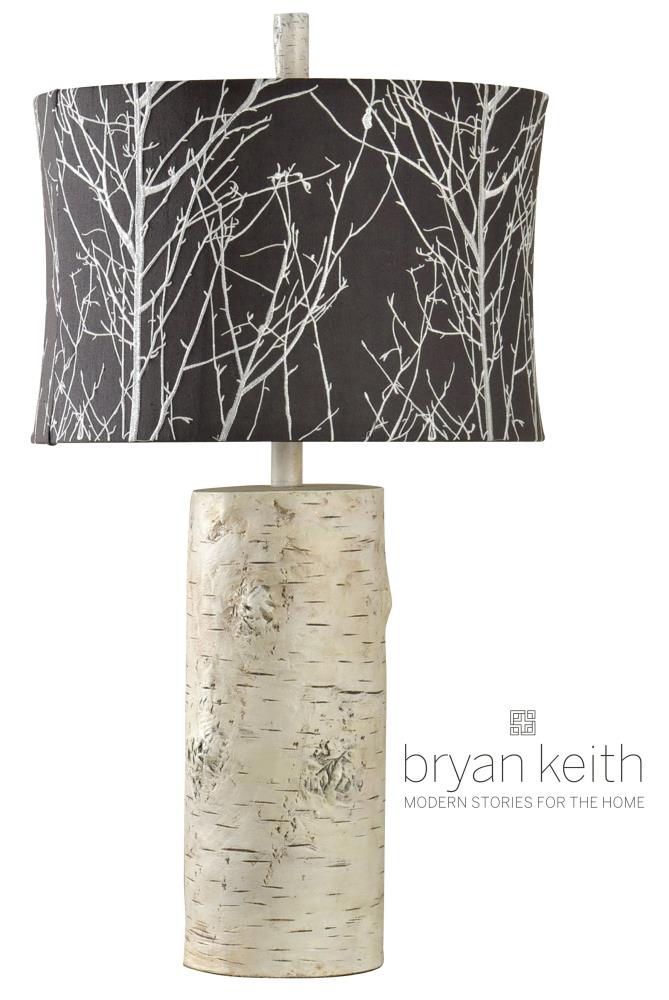 StyleCraft Home Collection BK7960DS 30-in Berkeley 3-way Table Lamp with Fabric Shade