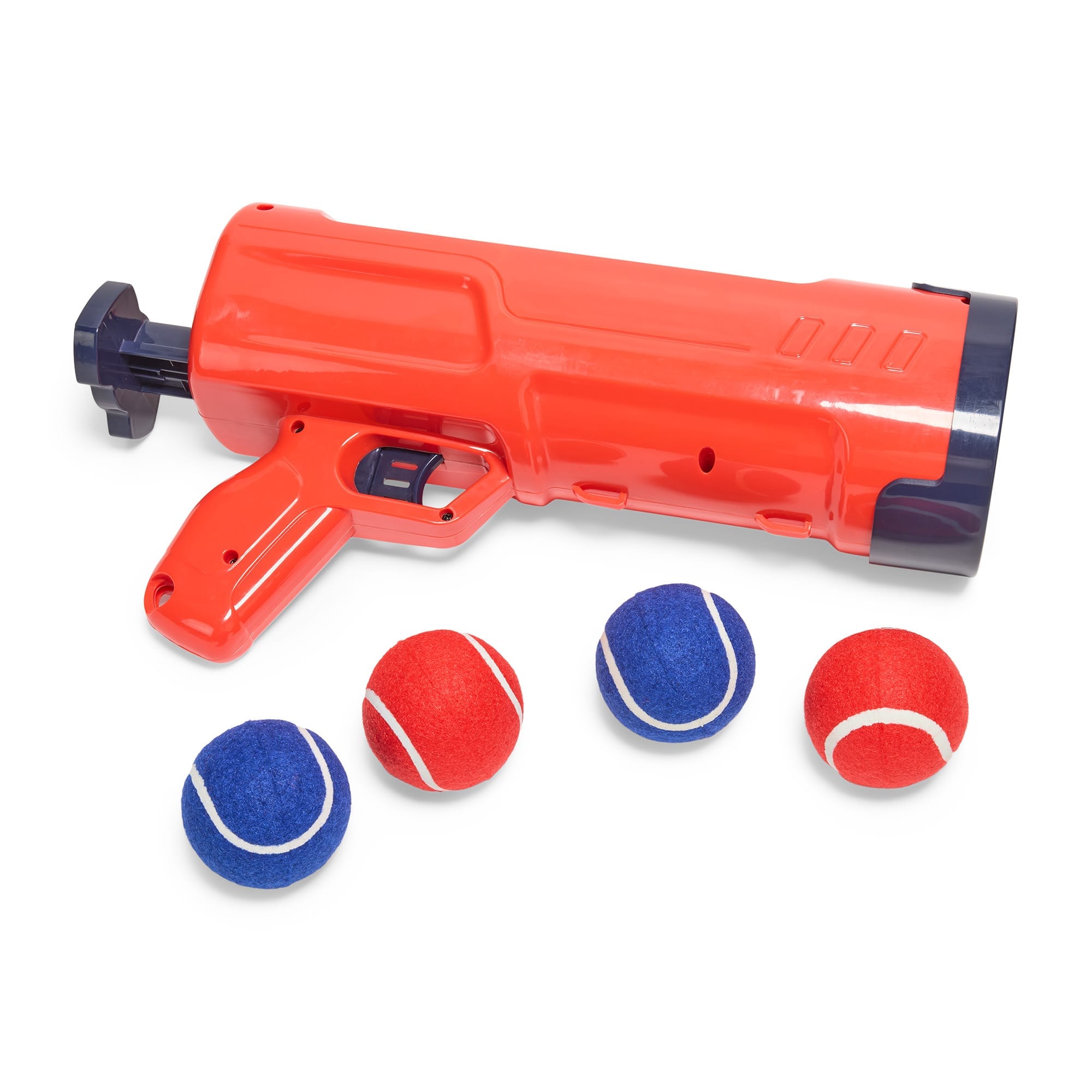 Petco Red White and Blue Tennis Ball Blaster Dog Toy Large in the Pet ...