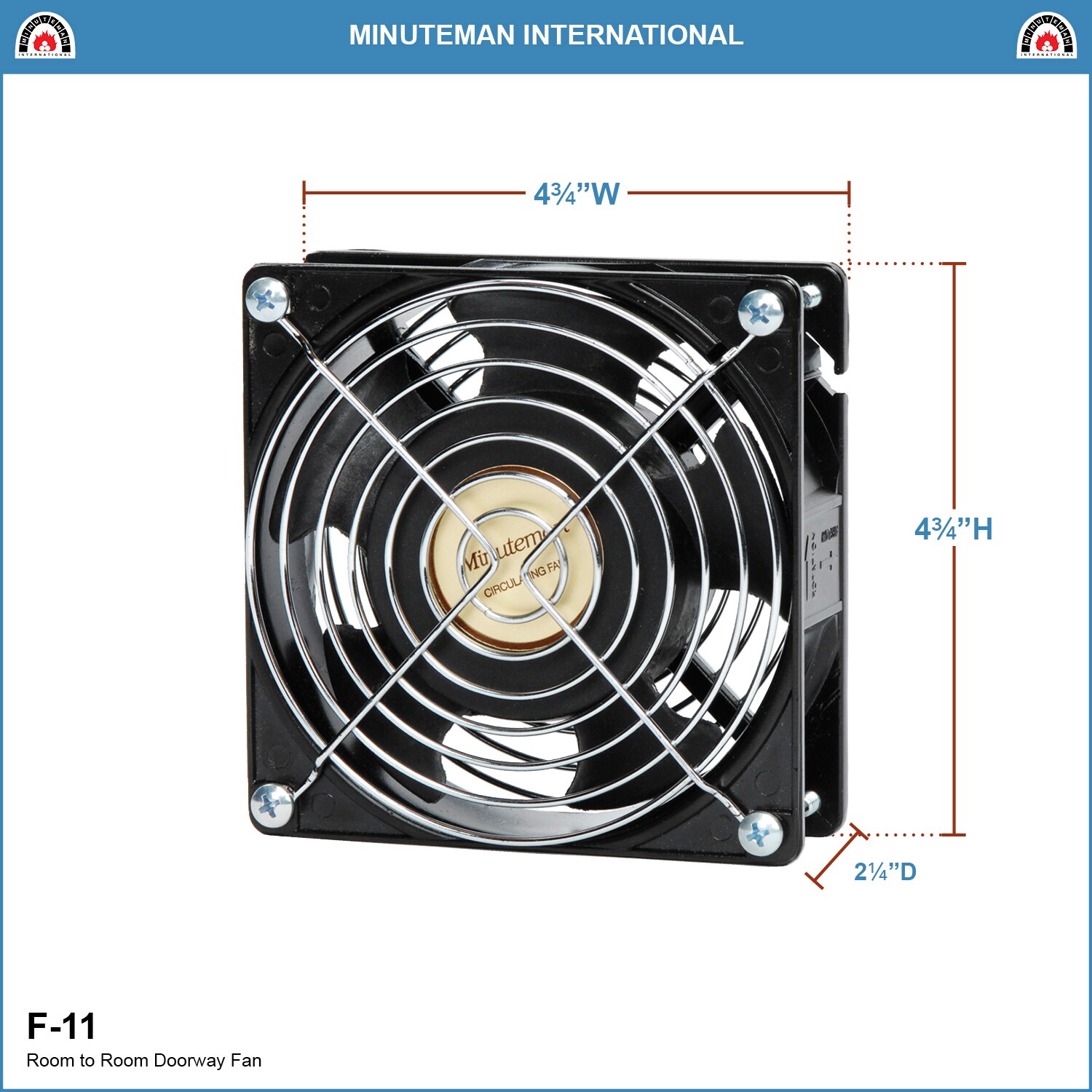 Minuteman International F-11 Wall-Mounted-Fans - View #9