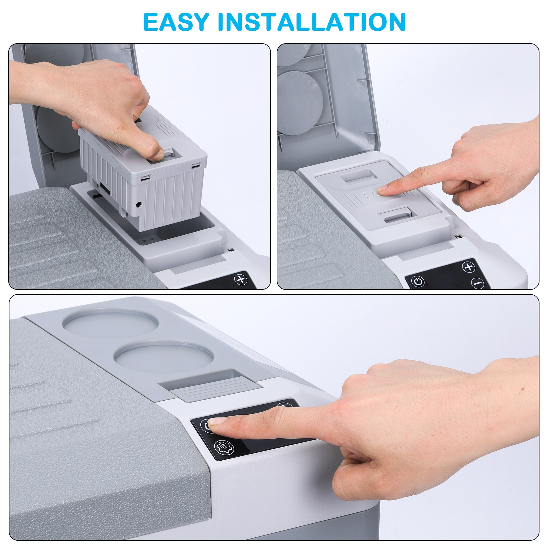 IdealHouse 15600mAh Rechargeable Lithium Battery for Car Fridge