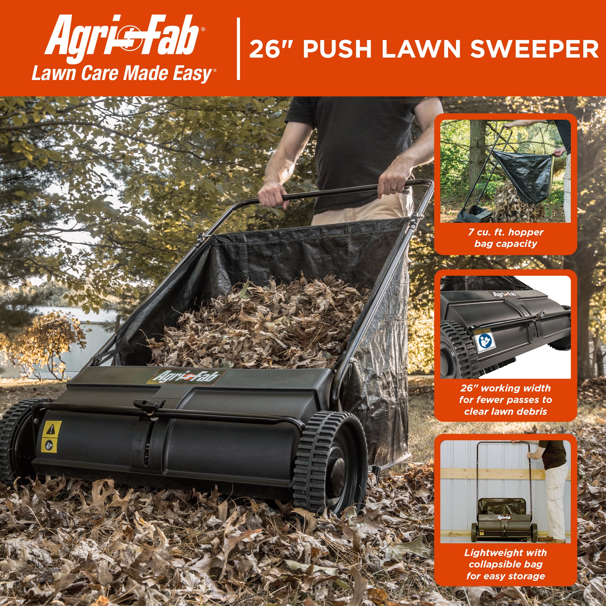 Agri-Fab 45-0218 lawnsweeper - View #2