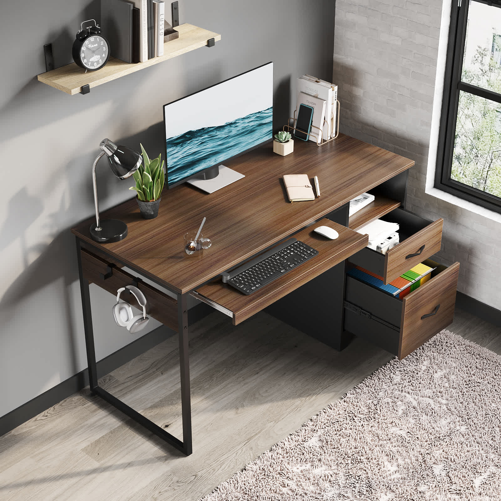 Bestier LOW-H104612N-CRY desks - View #3