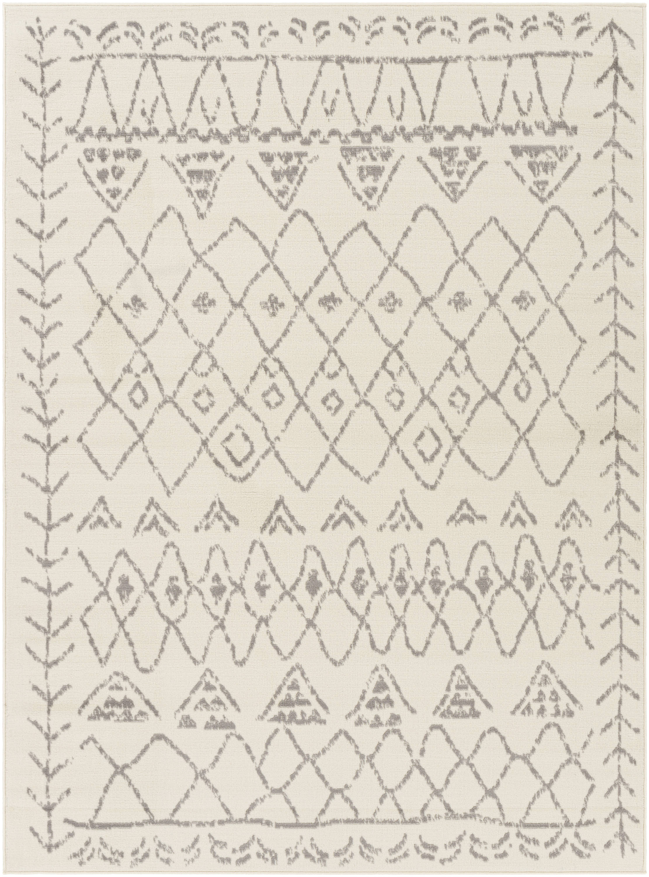 Surya UST2318-710102 Ustad 8 X 10 (ft) Cream Indoor Medallion Global Area Rug