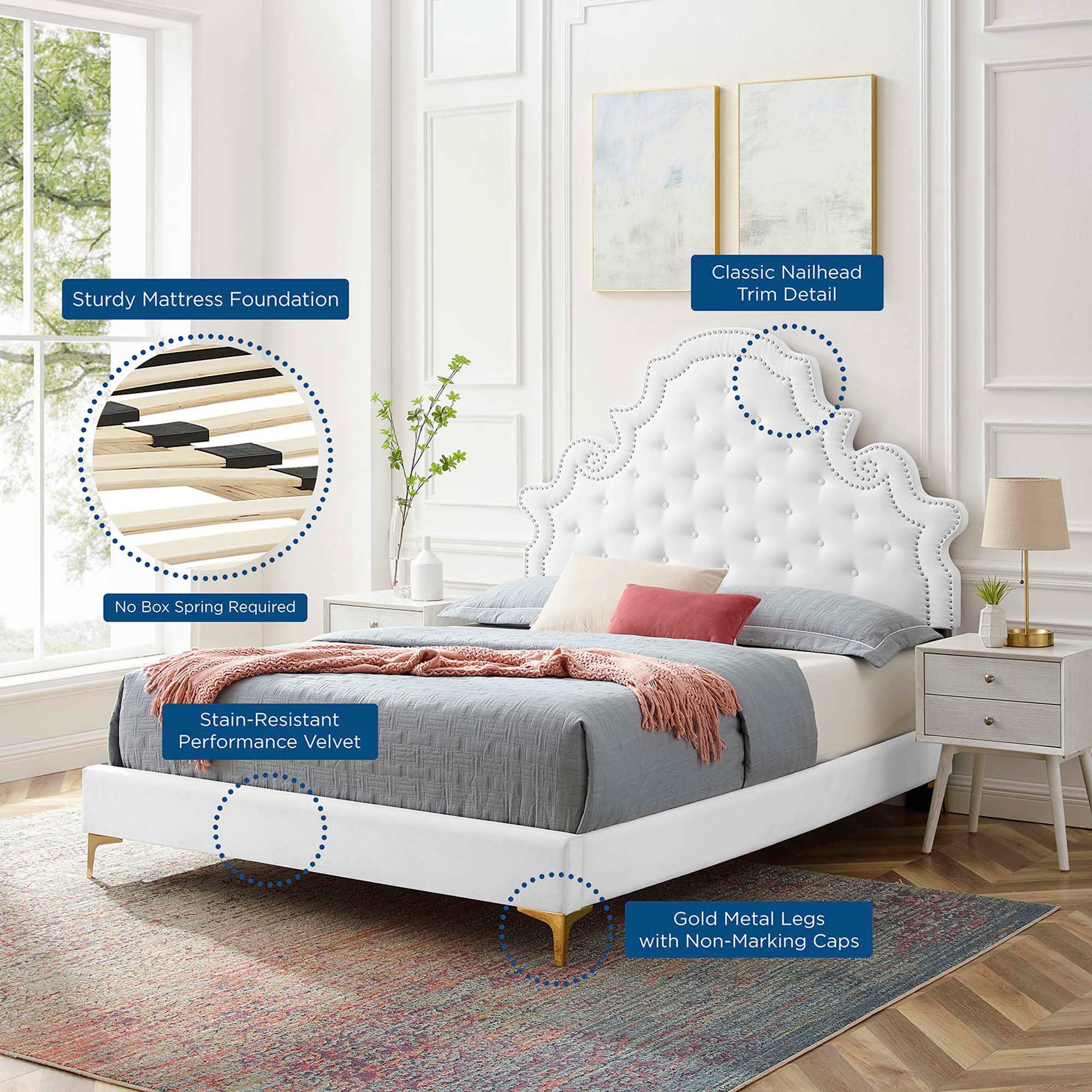 Modway MOD-6751-WHI beds - View #4