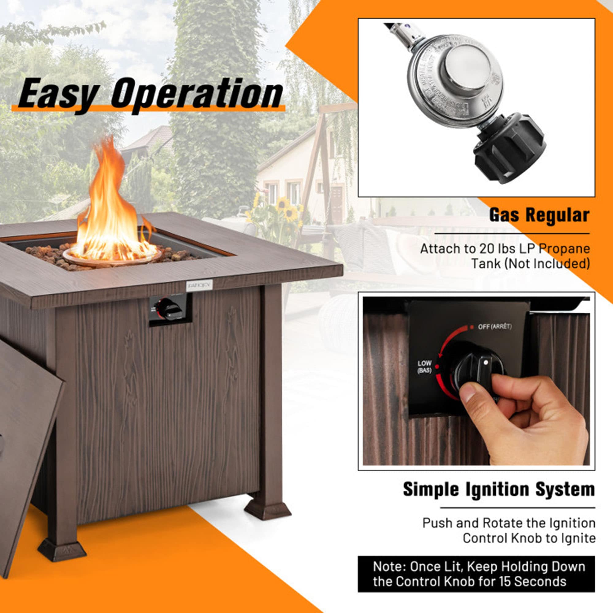 Clihome CL-NP10826CF Outdoor-Gas-Firepits - View #3