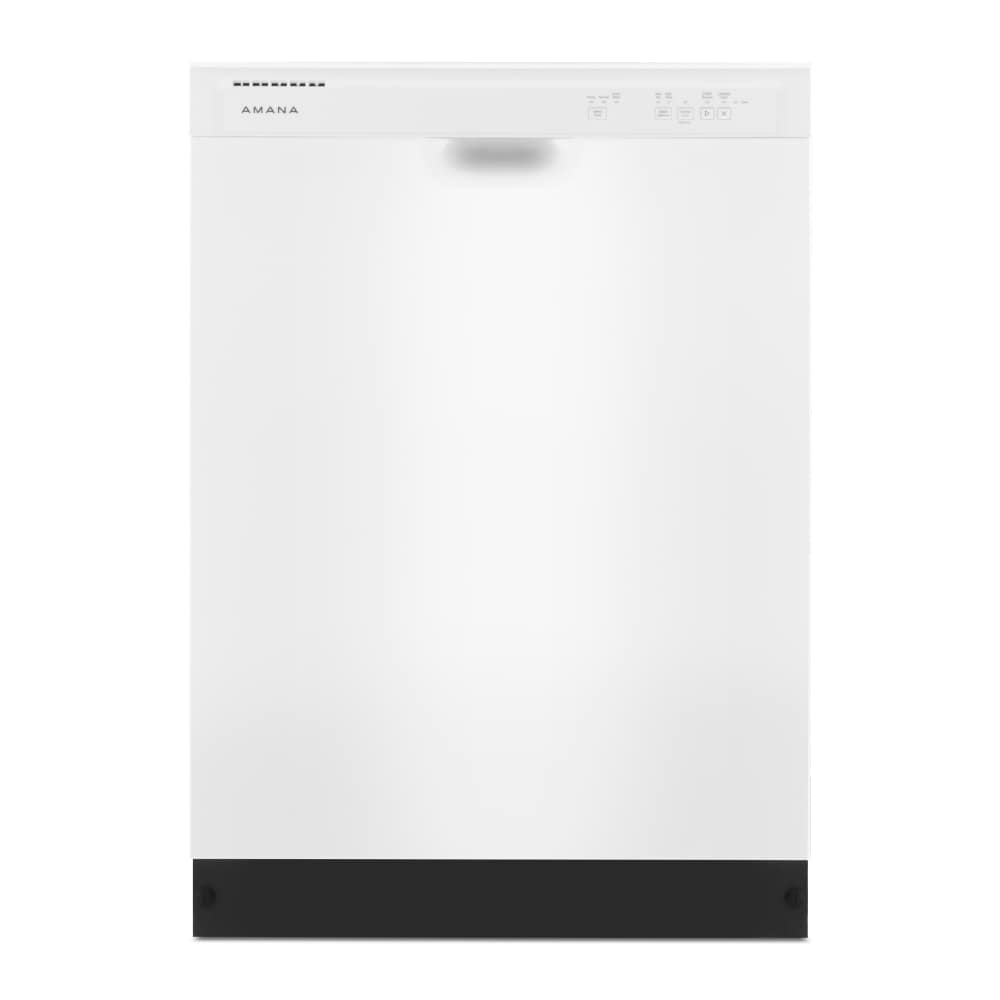 Amana Eco Series 24-in Front Control Built-In Dishwasher (White), 59-dBA Standard Sound Level