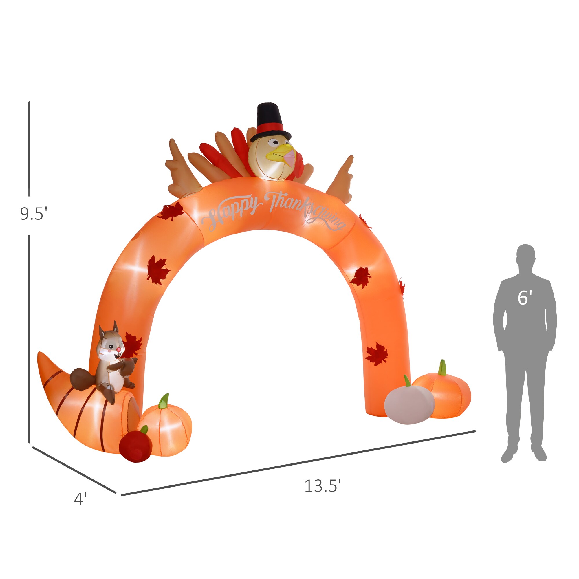 WELLFOR HYG24090US Outdoor-Thanksgiving-Decor - View #7