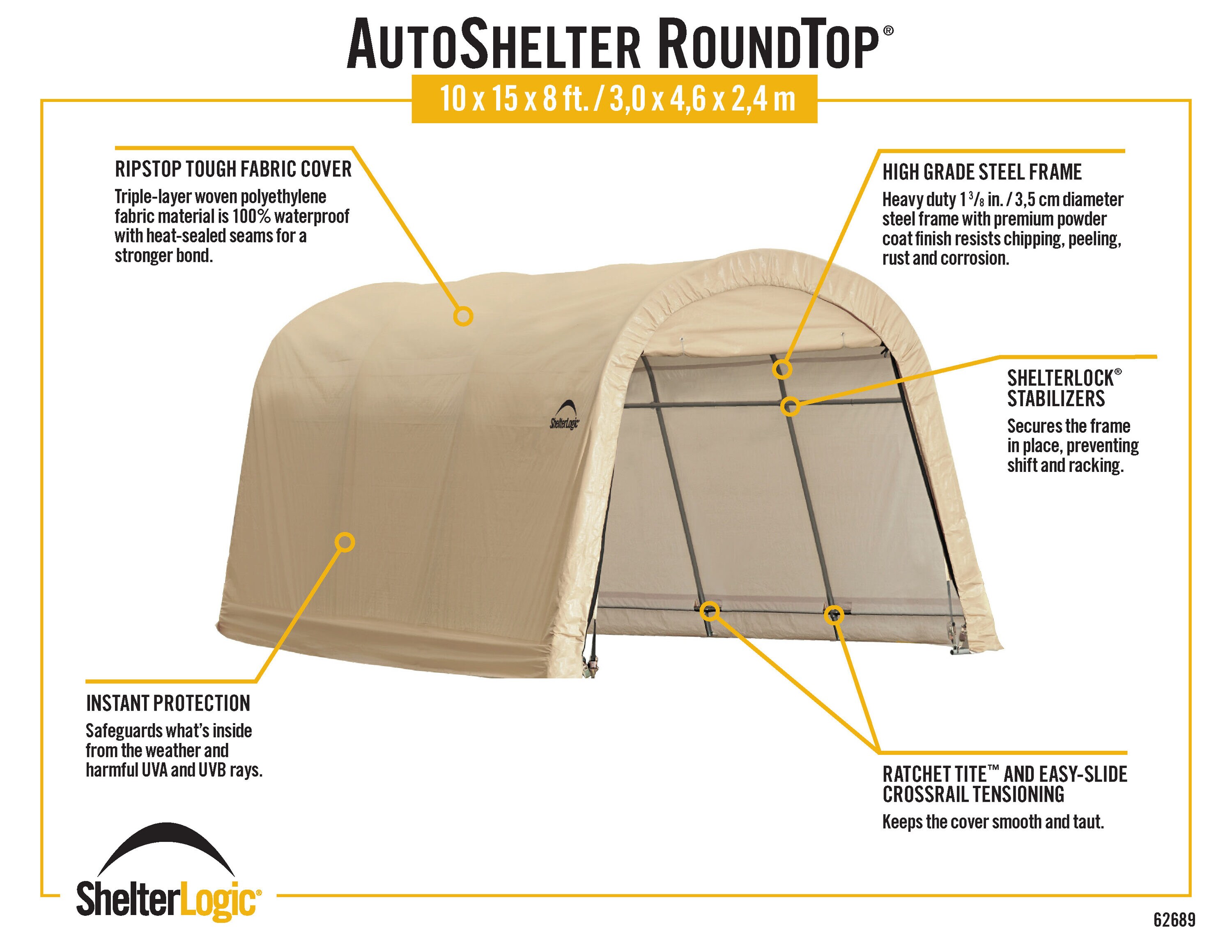 ShelterLogic 62689 Carport-Covers - View #12