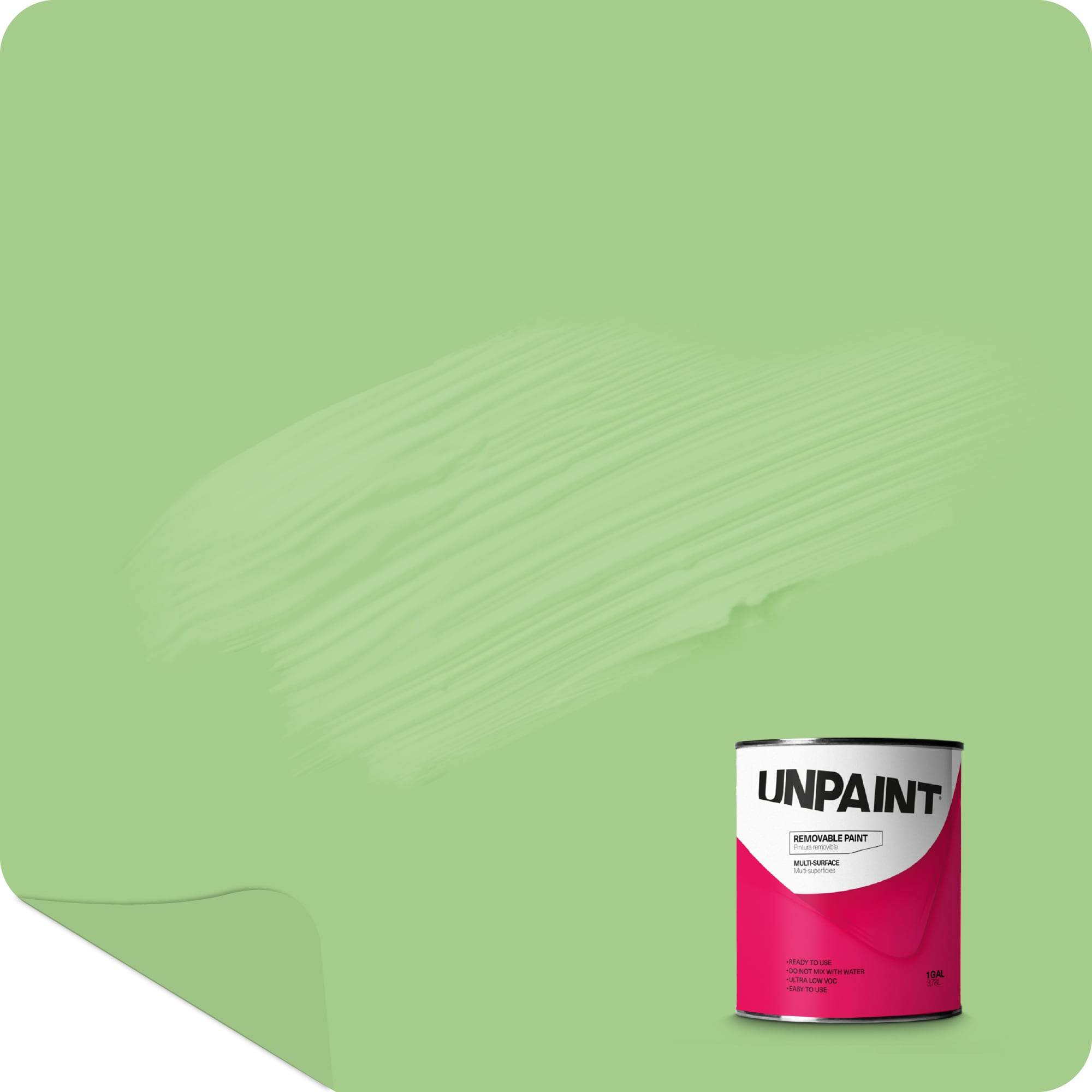 UNPAINT Matte Green Creek Thyme Interior Paint ( 1-quart ) #9Y-9U9C-CA8X