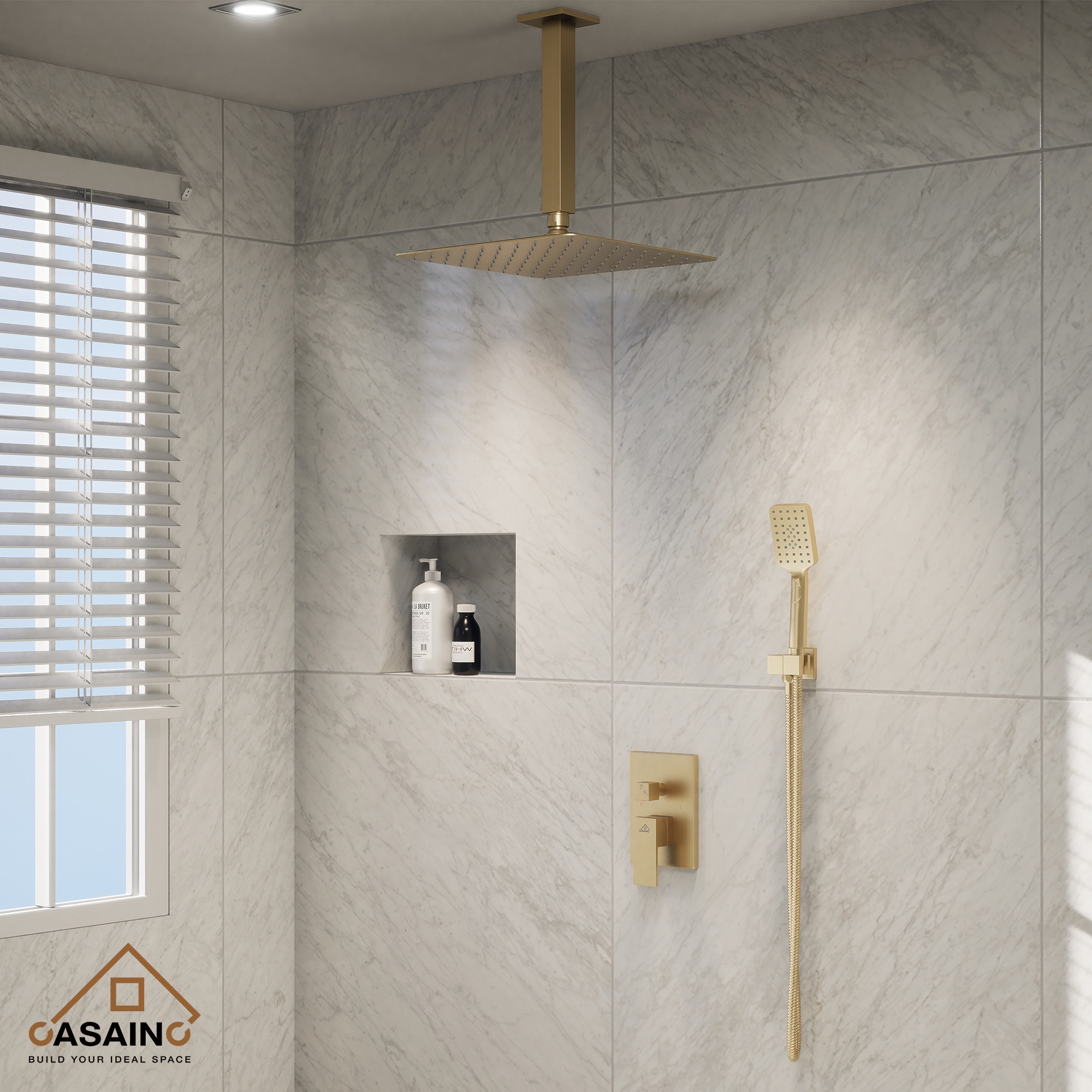 CASAINC MCS96-BG Showerhead-Bar-Panels - View #4