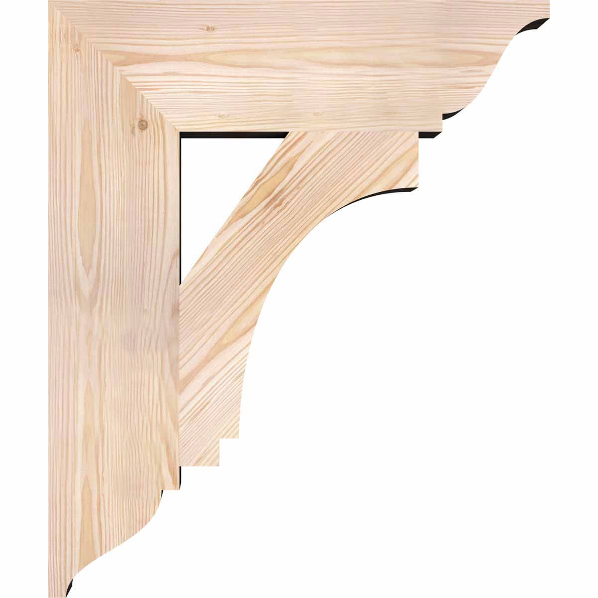 Ekena Millwork BKT06X22X26IMP01SDF Exterior-Brackets-Braces - View #3