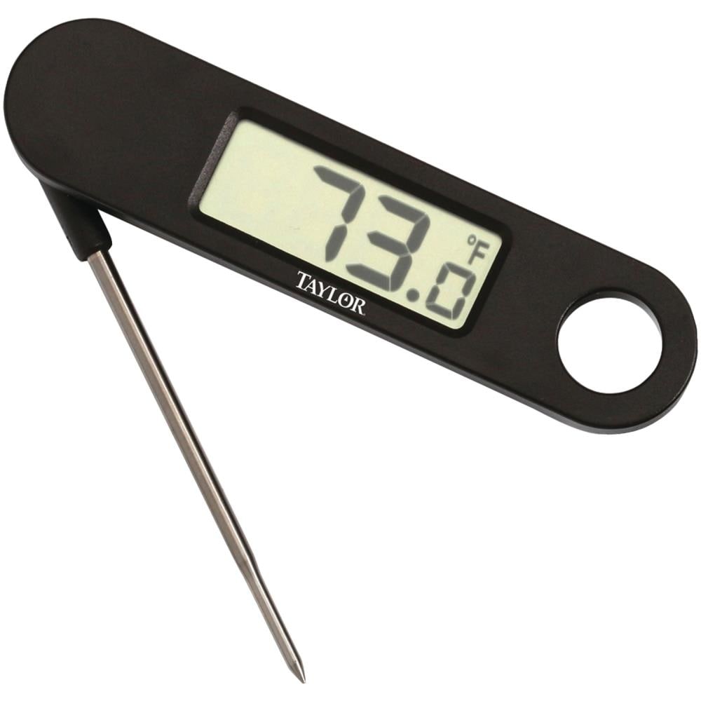 Taylor Wired Probe Thermometer with Bright Blue Backlight and USDA