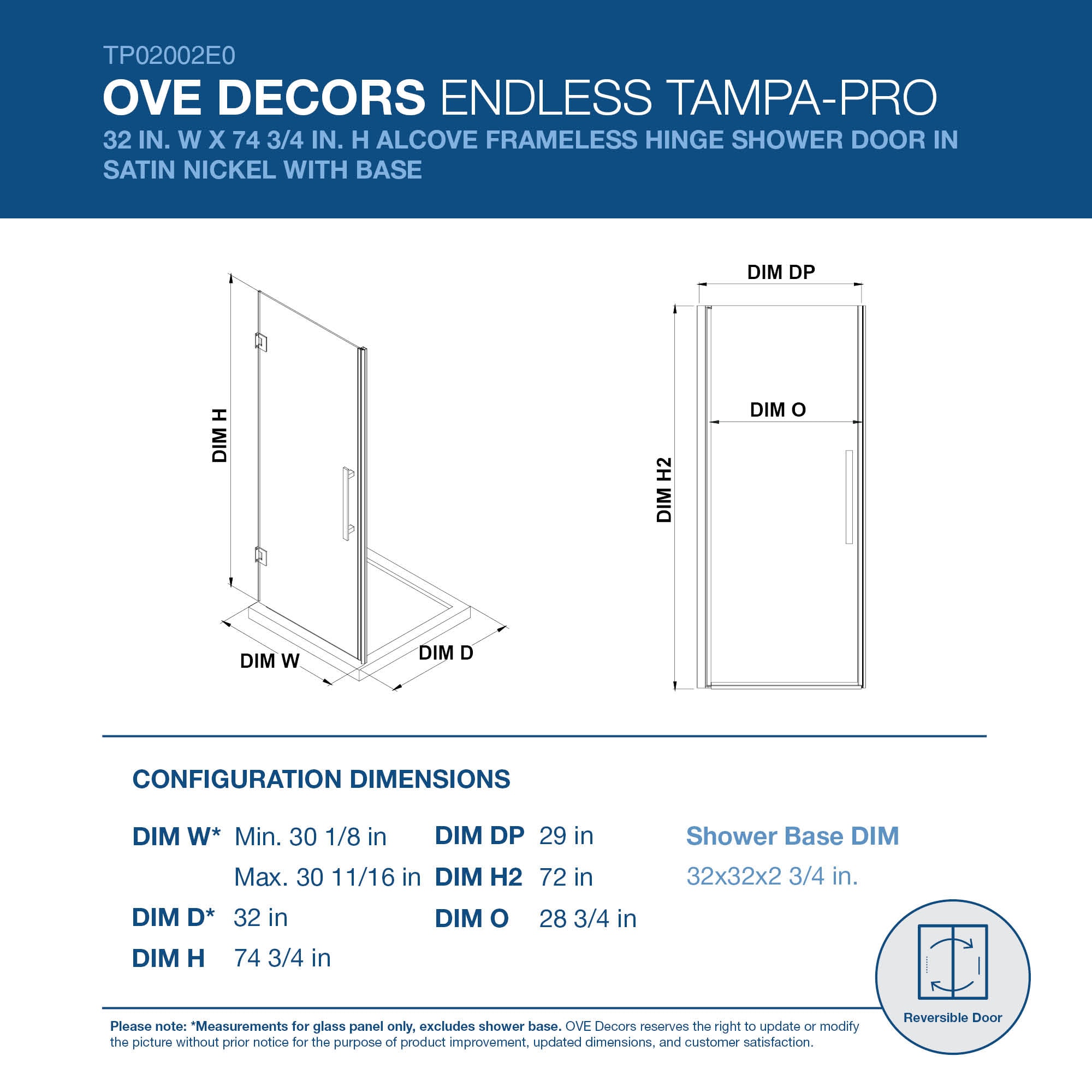 OVE Decors 828796060738 Alcove-Shower-Kit - View #2