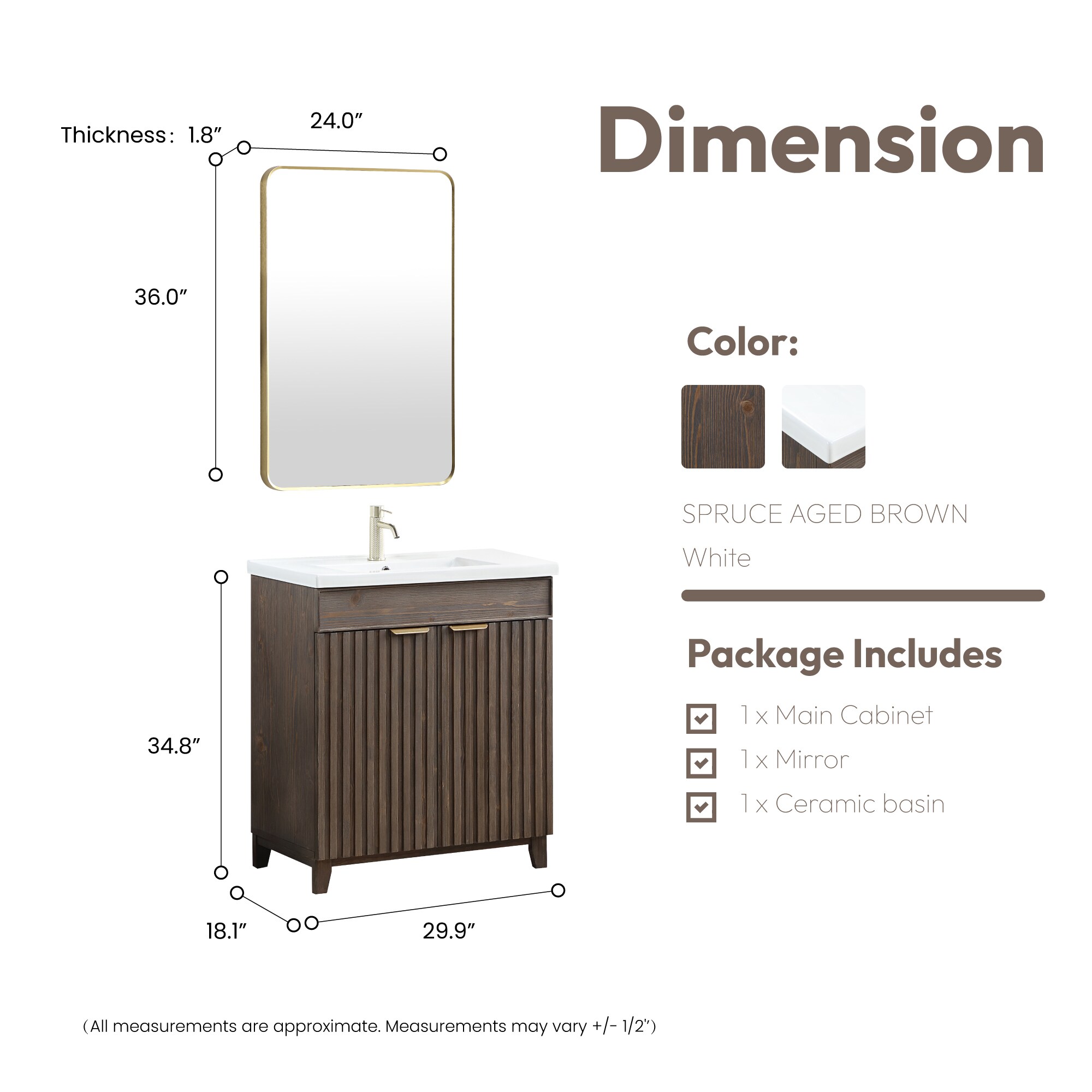 Vinnova 707630-SA-WH Bath-Vanity-Combo - View #13