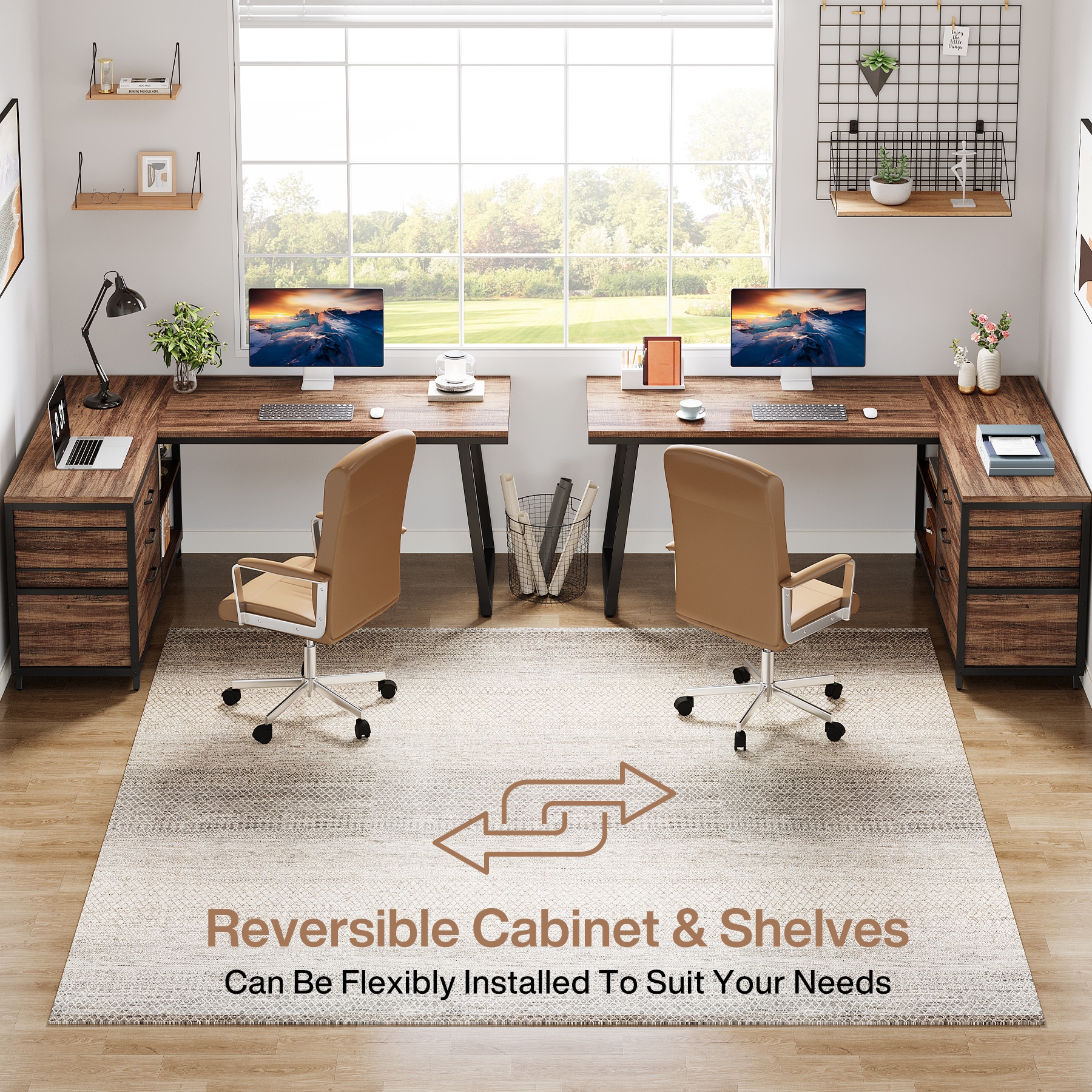 Fnova LWTJ-JW0655 Office-Tables - View #5