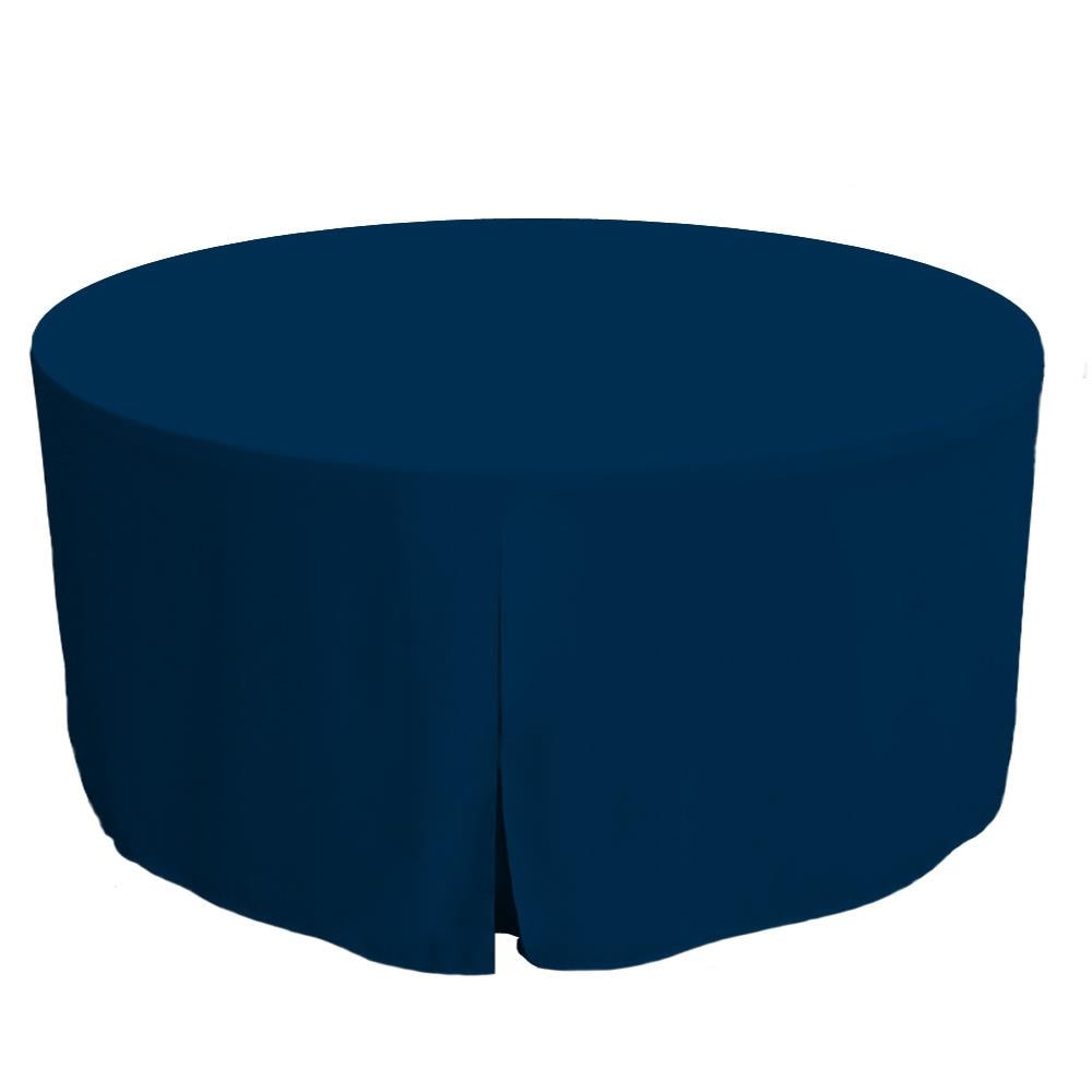 WestPoint Home 028828404329 Tablevogue Table Cover Collection Fitted Indoor/Outdoor Sapphire Table Cover for 60-in round