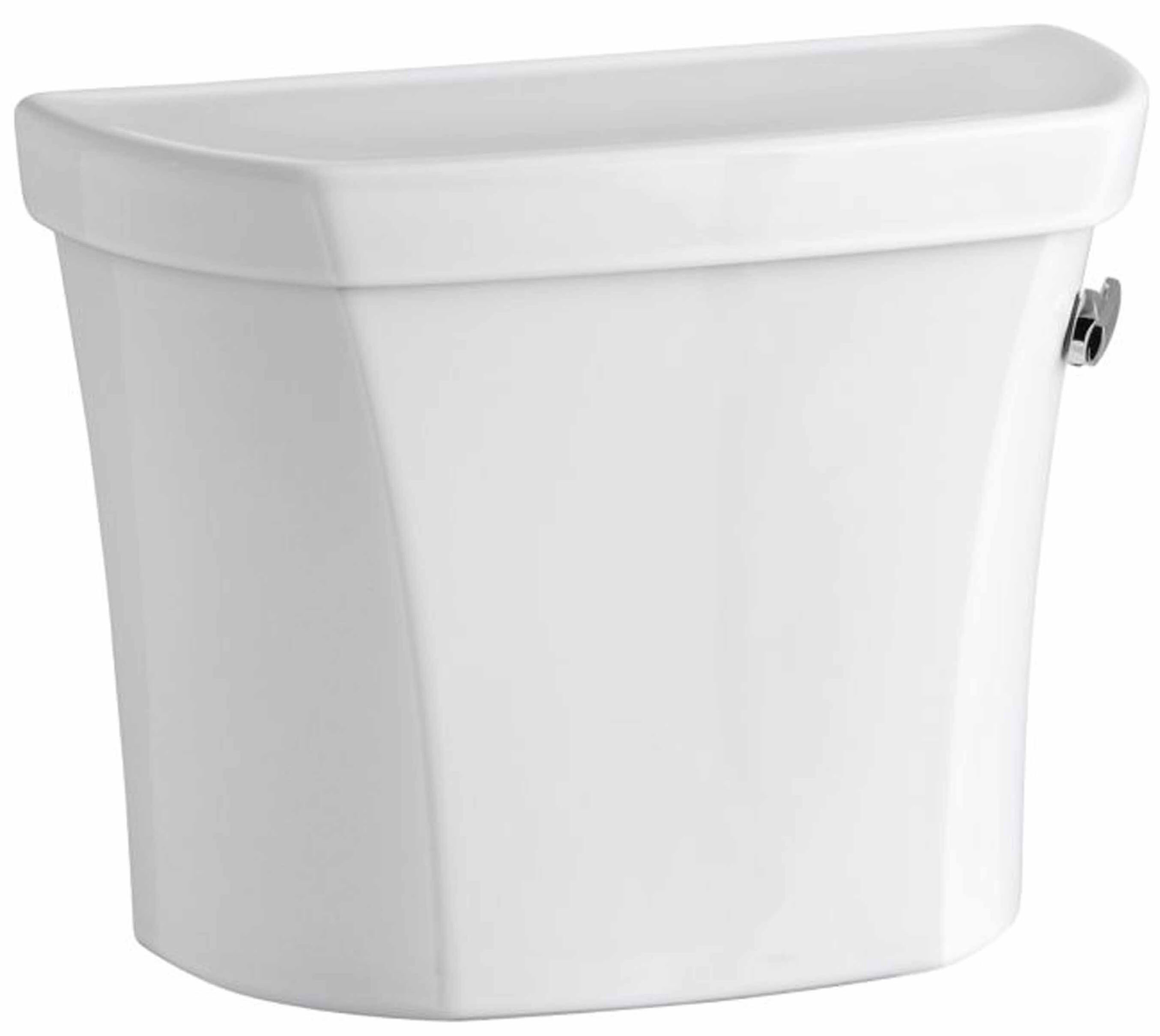 KOHLER Wellworth White 1.28-GPF Single-Flush High Efficiency Toilet ...