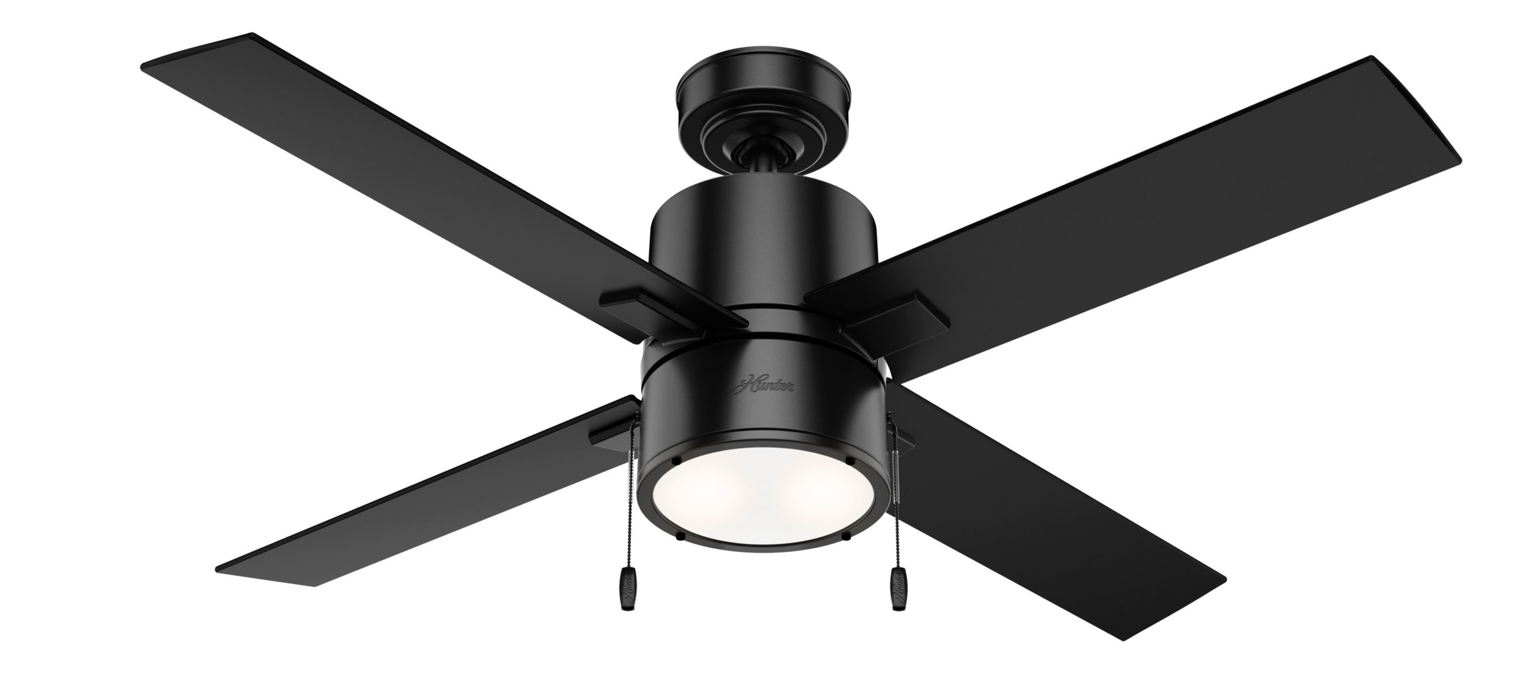 Hugger Ceiling Fan Light Kit 52-Inch LED Indoor Black 