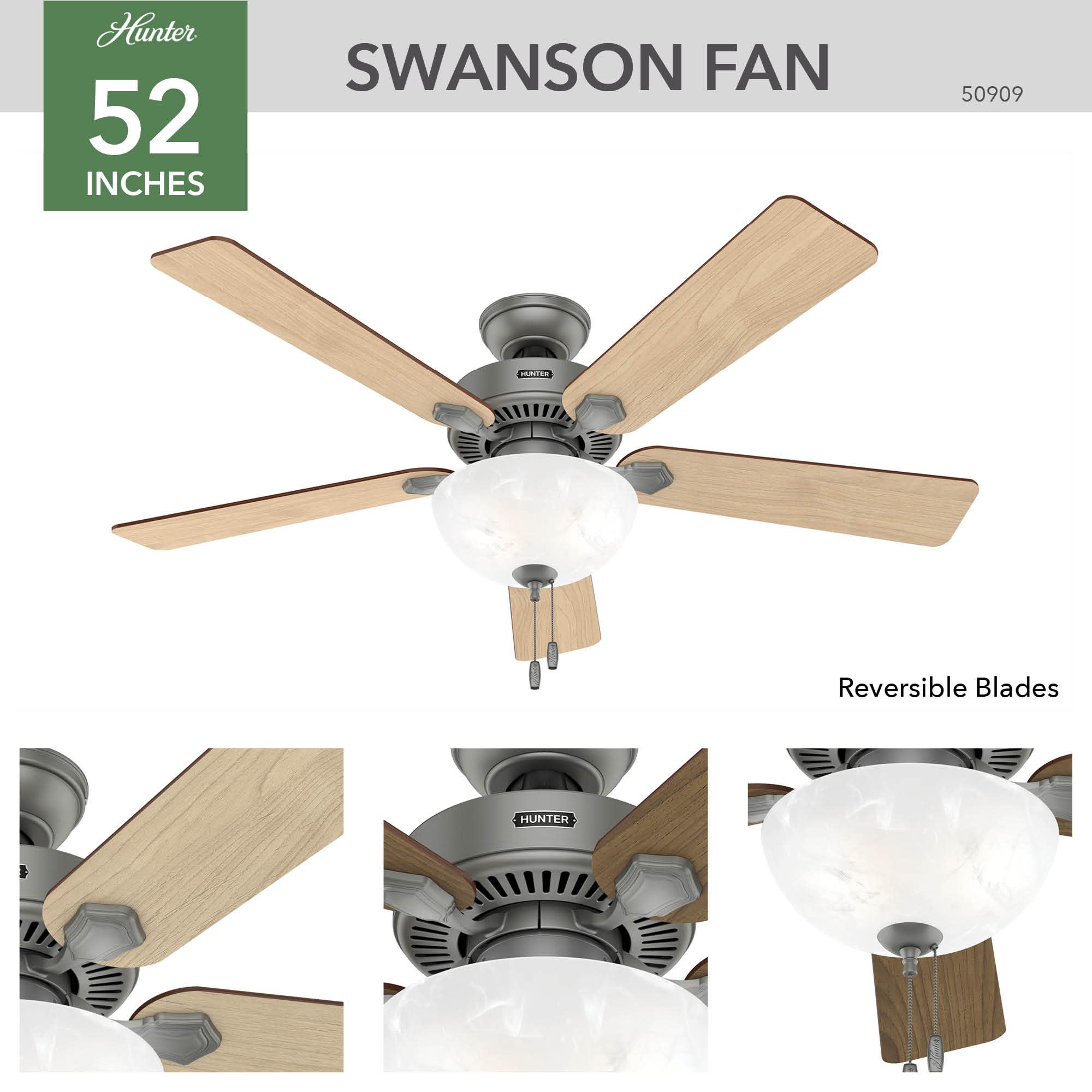 Hunter 50909 Ceiling-Fans - View #2