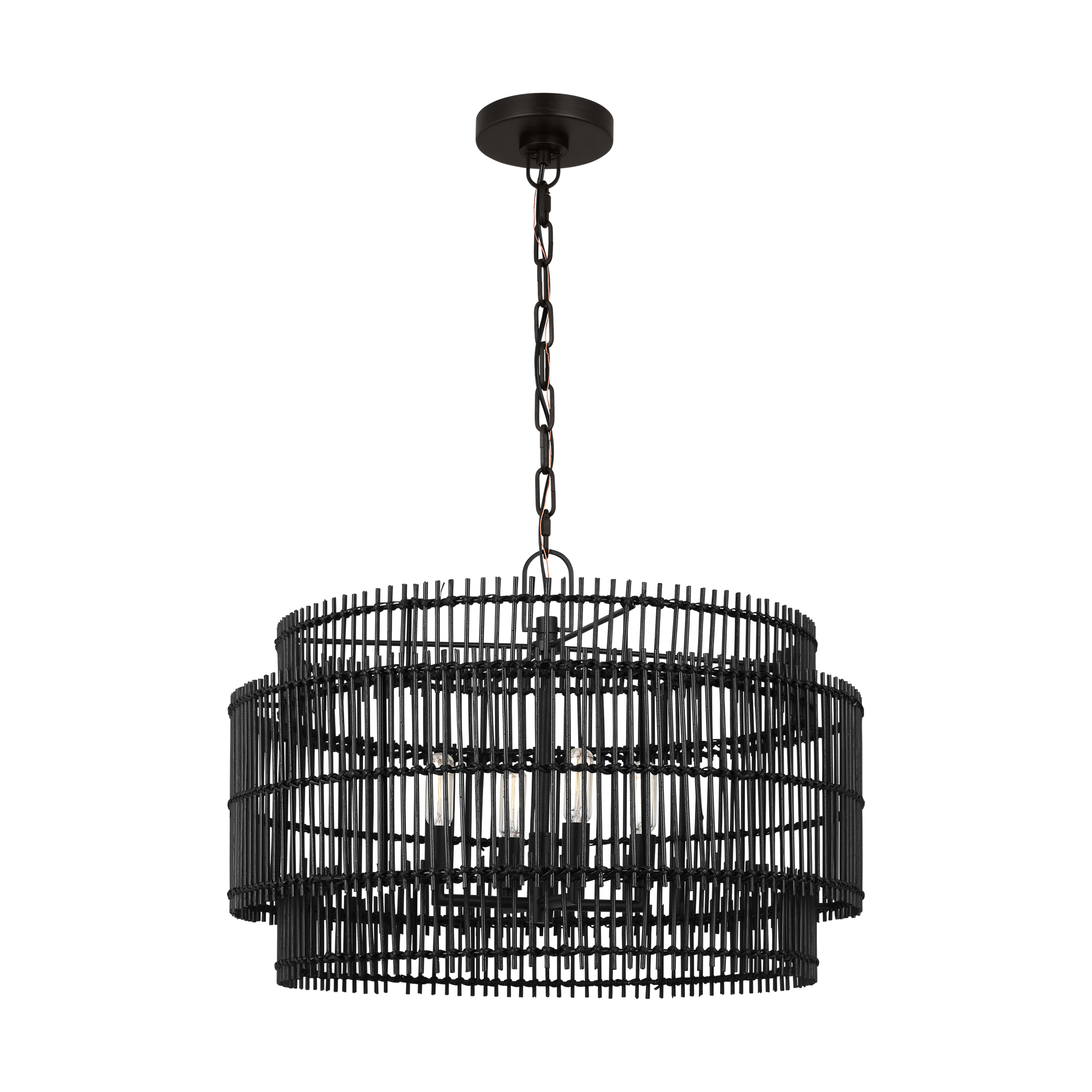 ED by Ellen DeGeneres EP1394AI Elio 4 -Light Gray Transitional For Use in Dining Rooms, Foyers, Living Rooms Chandelier
