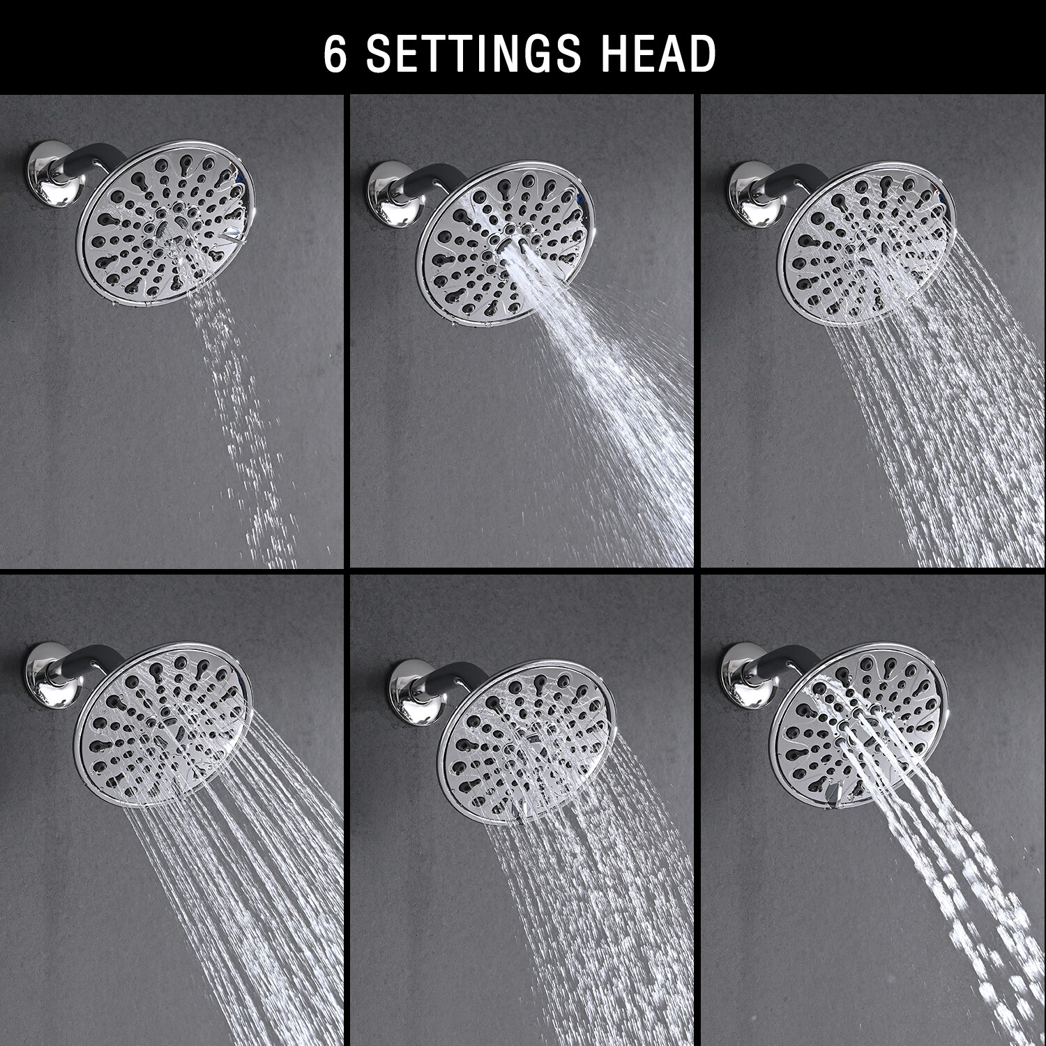 UCLIMAA UCAF513CH Showerhead-Bar-Panels - View #2