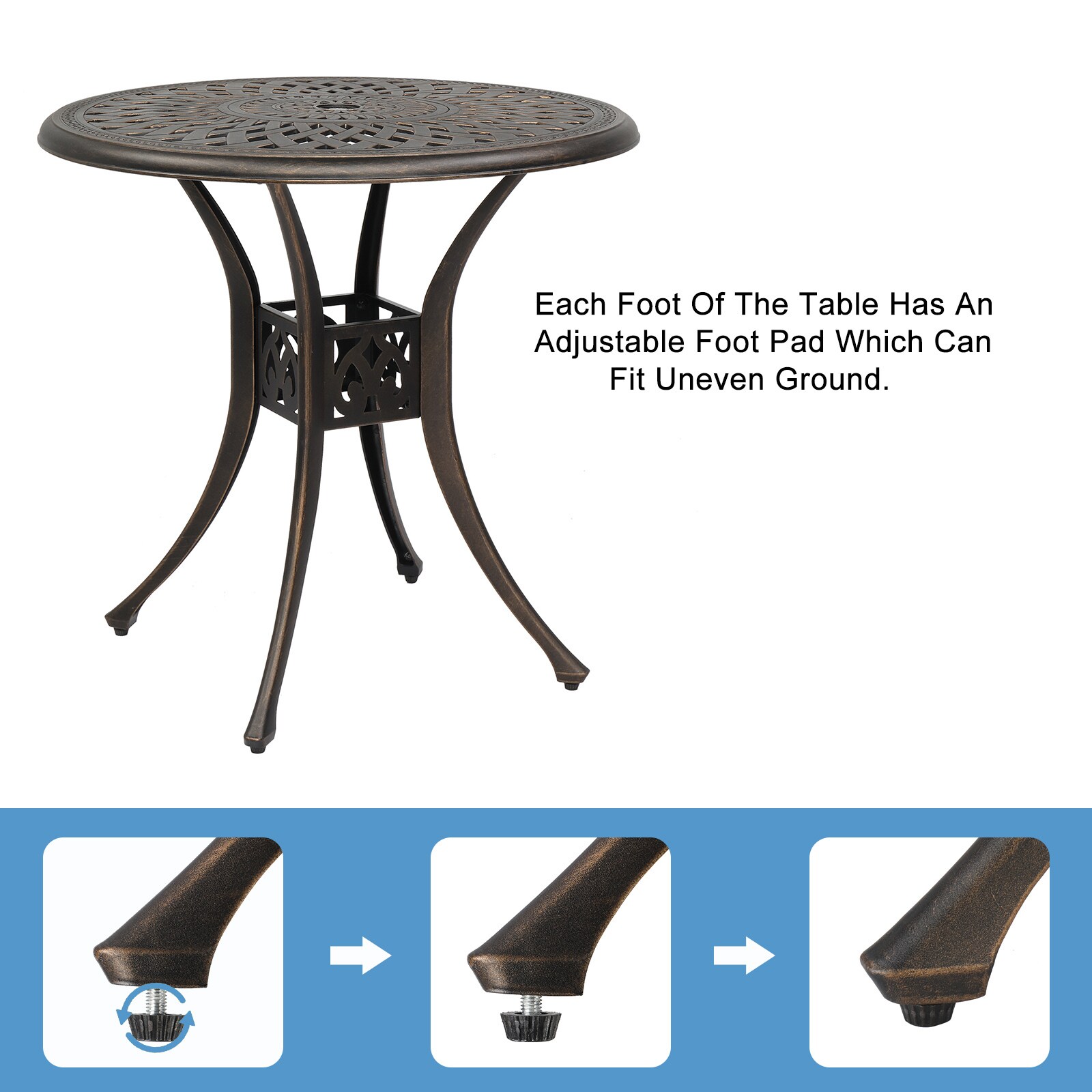 Winado 140926109897 Patio-Tables - View #4