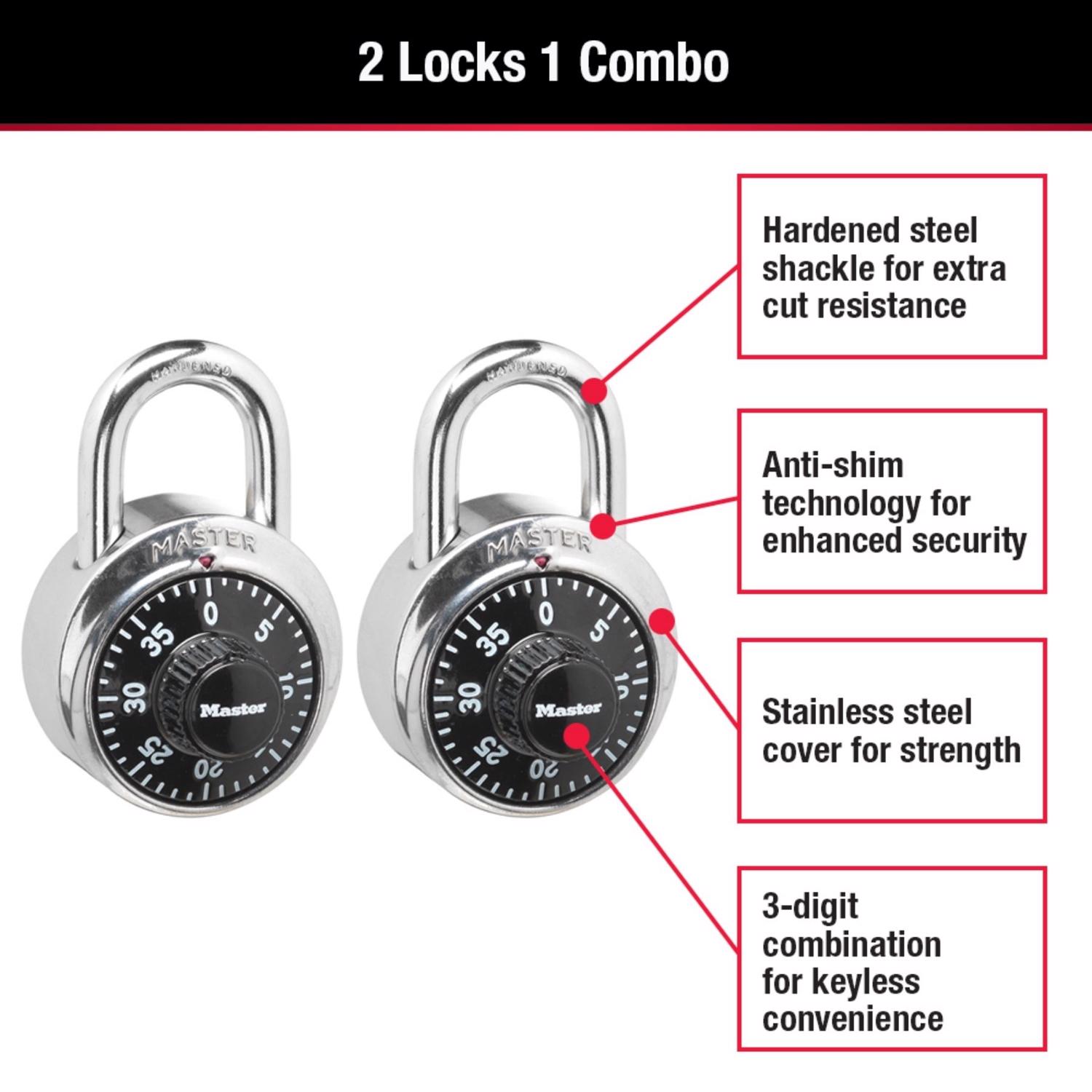 Master Lock 1500T Padlocks-Locks-Cables - View #2