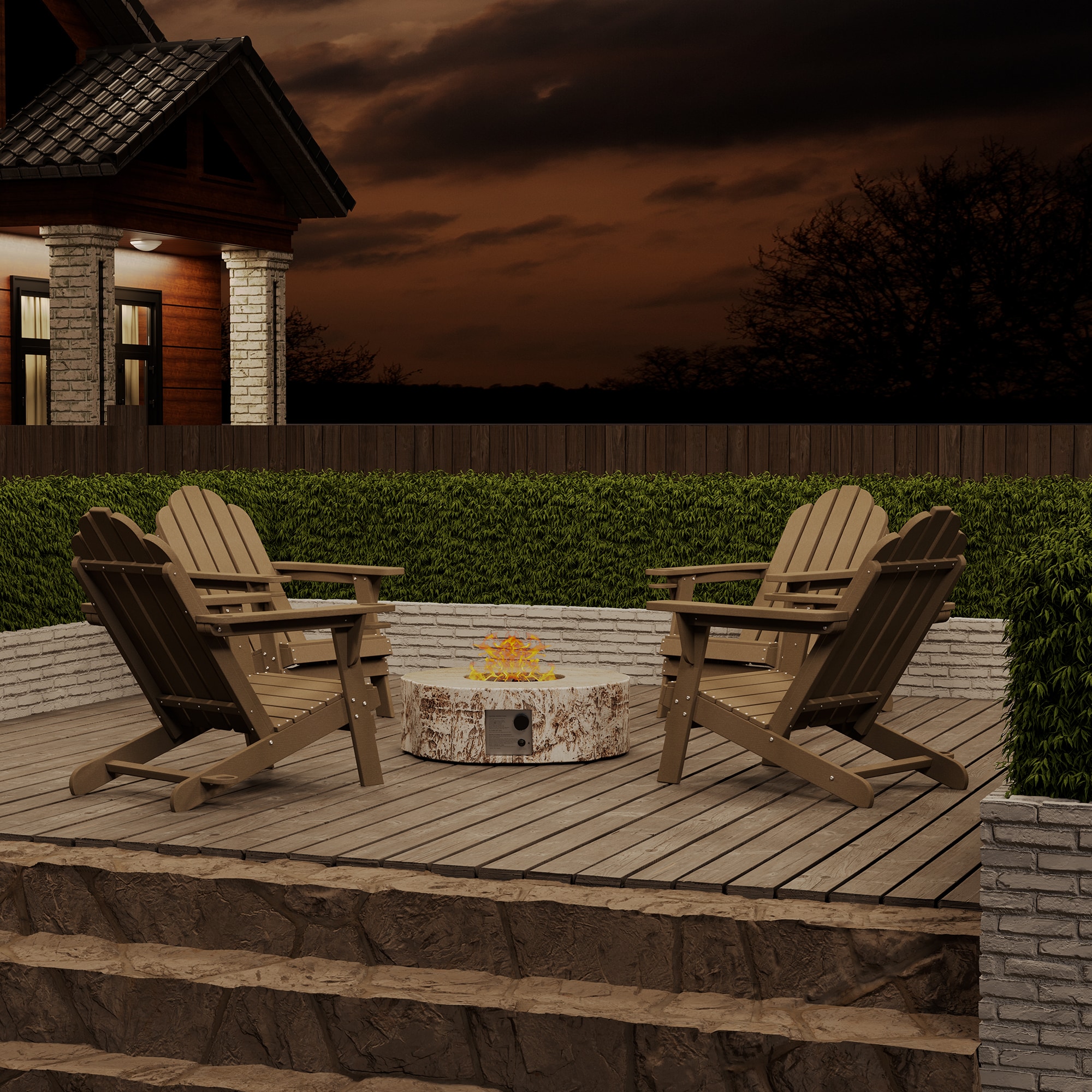 Clihome CL-06BGB5 Patio-Conversation-Sets - View #3