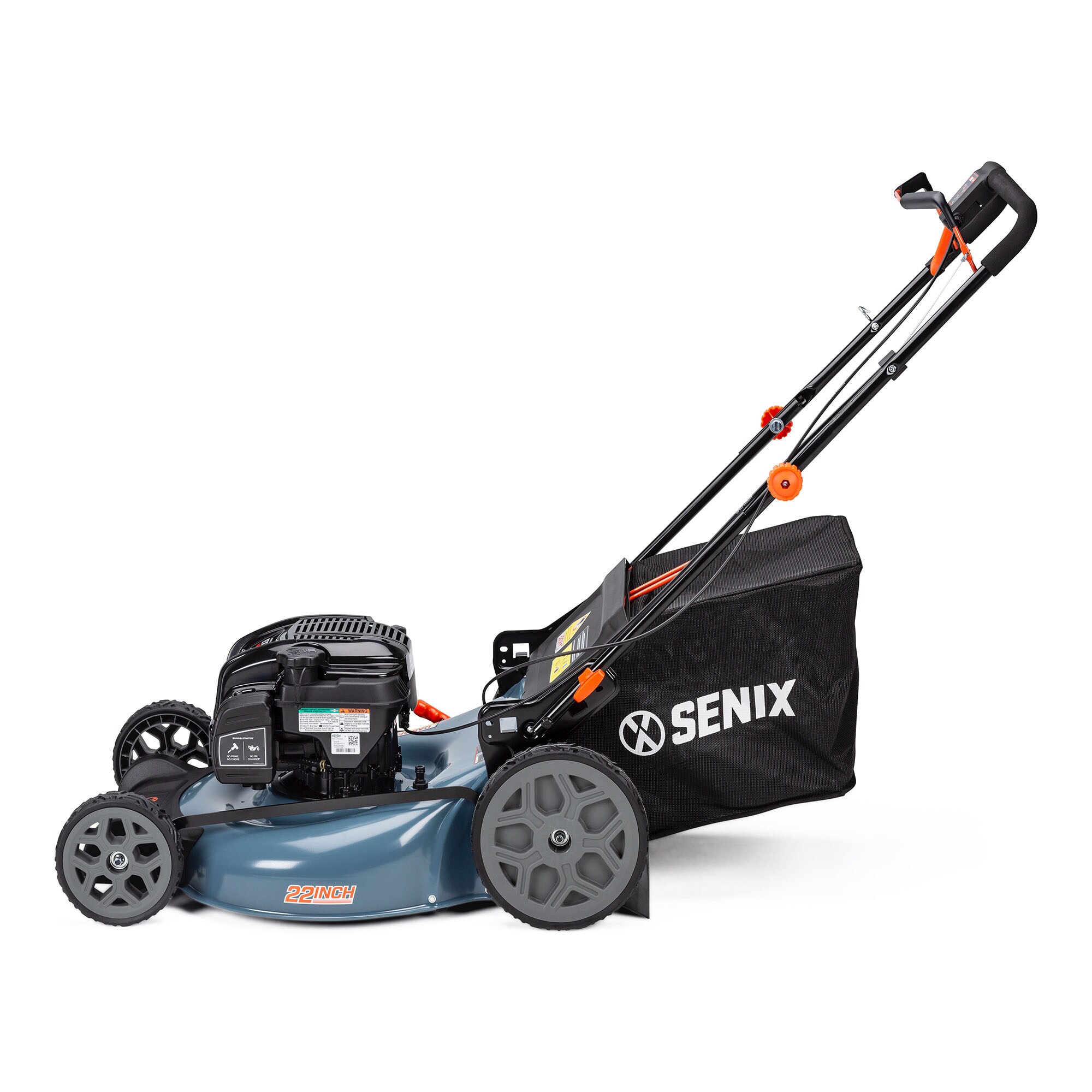 Senix 58V MAX* 17-inch Cordless Brushless Lawn Mower, 2.5Ah Lithium-Ion Battery and Charger Included LPPX5-M