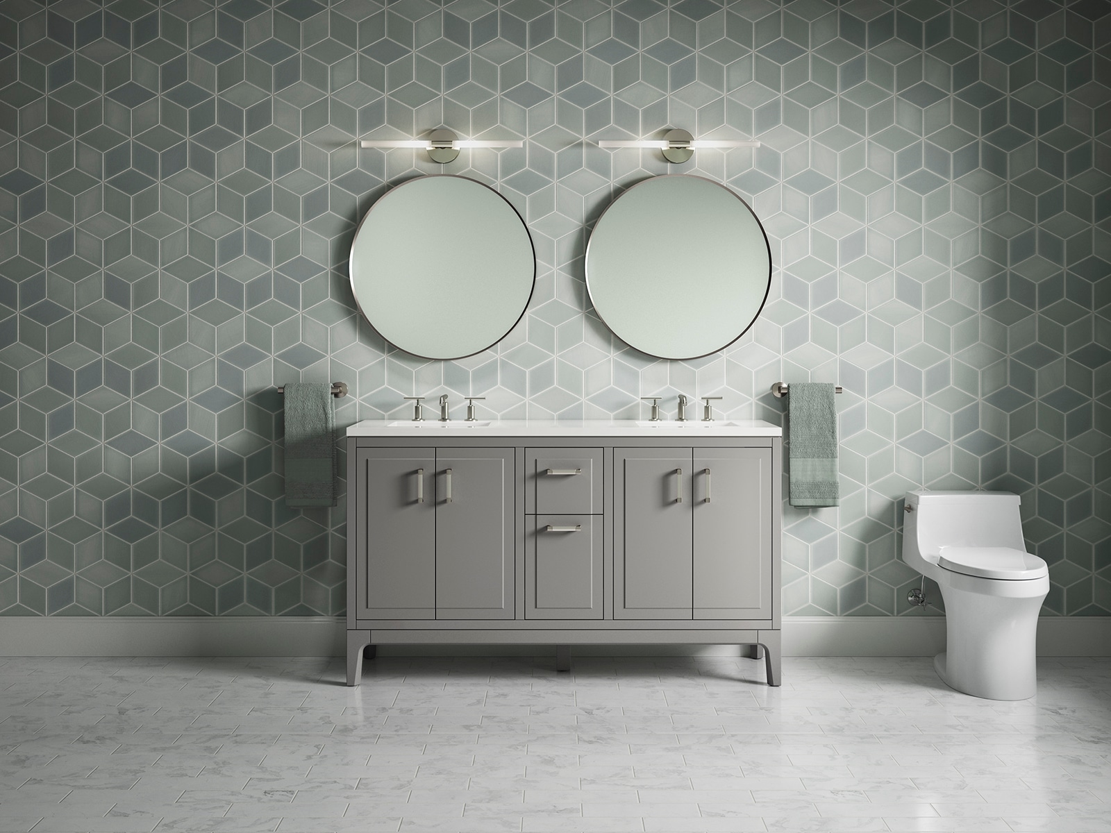 KOHLER 33555-ASB-1WT Bath-Vanity-Combo - View #2