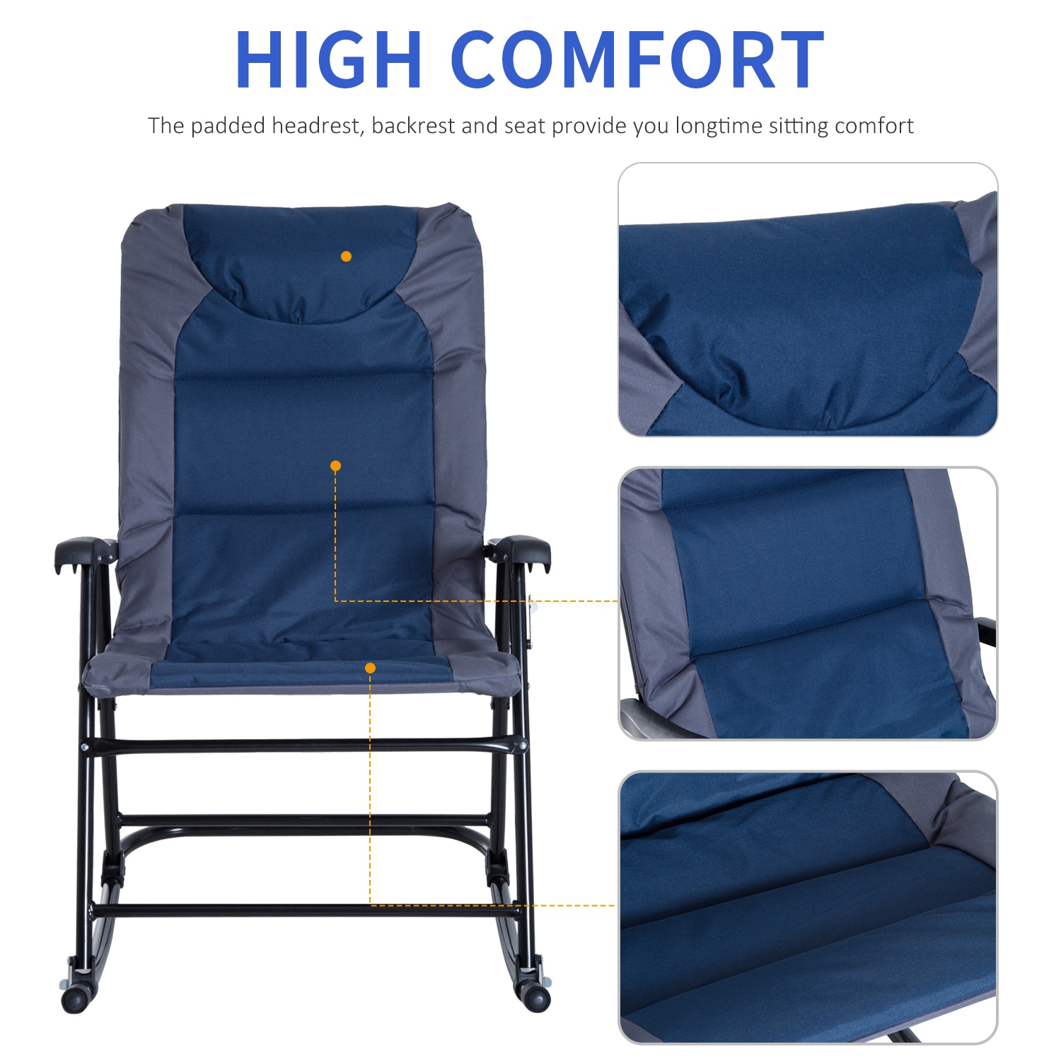Outsunny 84B-208 Patio-Chairs - View #6
