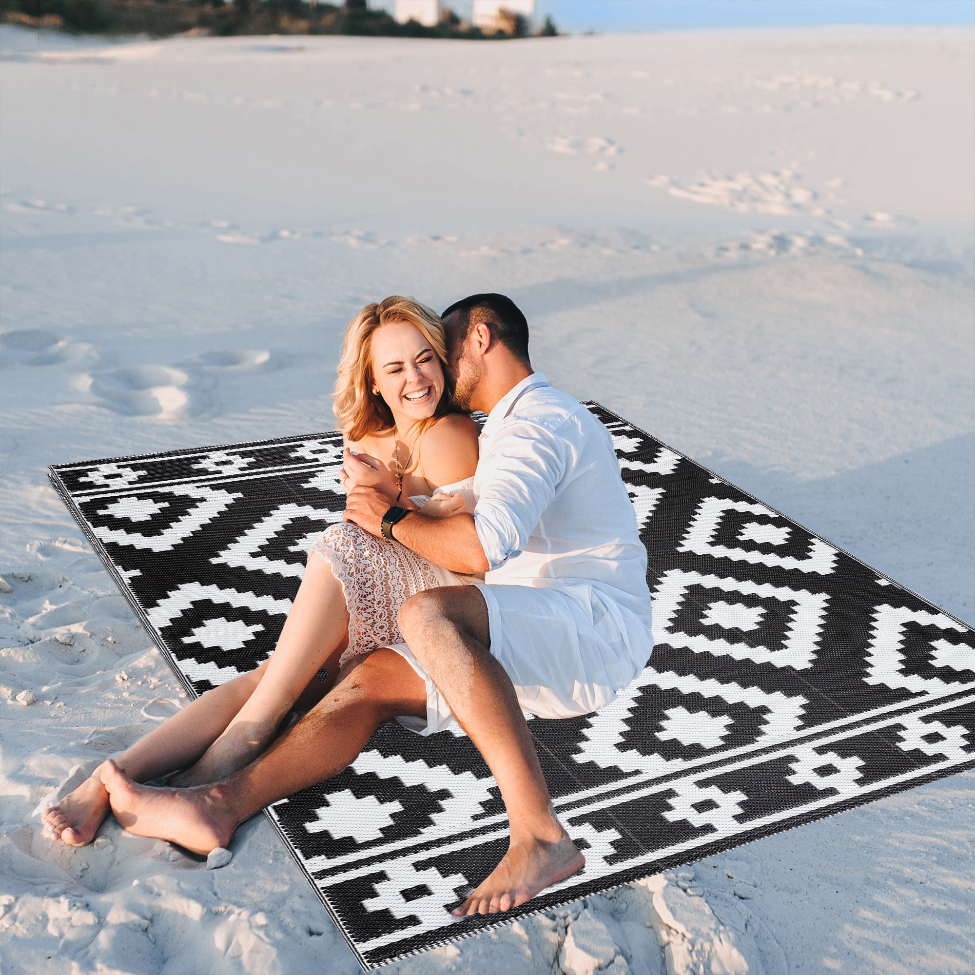 Playa Rug PLY-F-MLN-BW-6X9 rugs - View #5