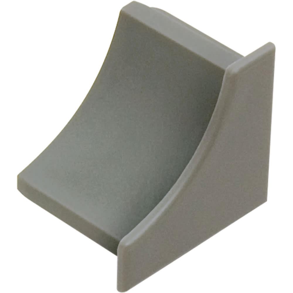 Schluter Systems E/HKW/G Dilex-HKW 1-in W x 1-in L Grey PVC End caps Tile Edge Trim