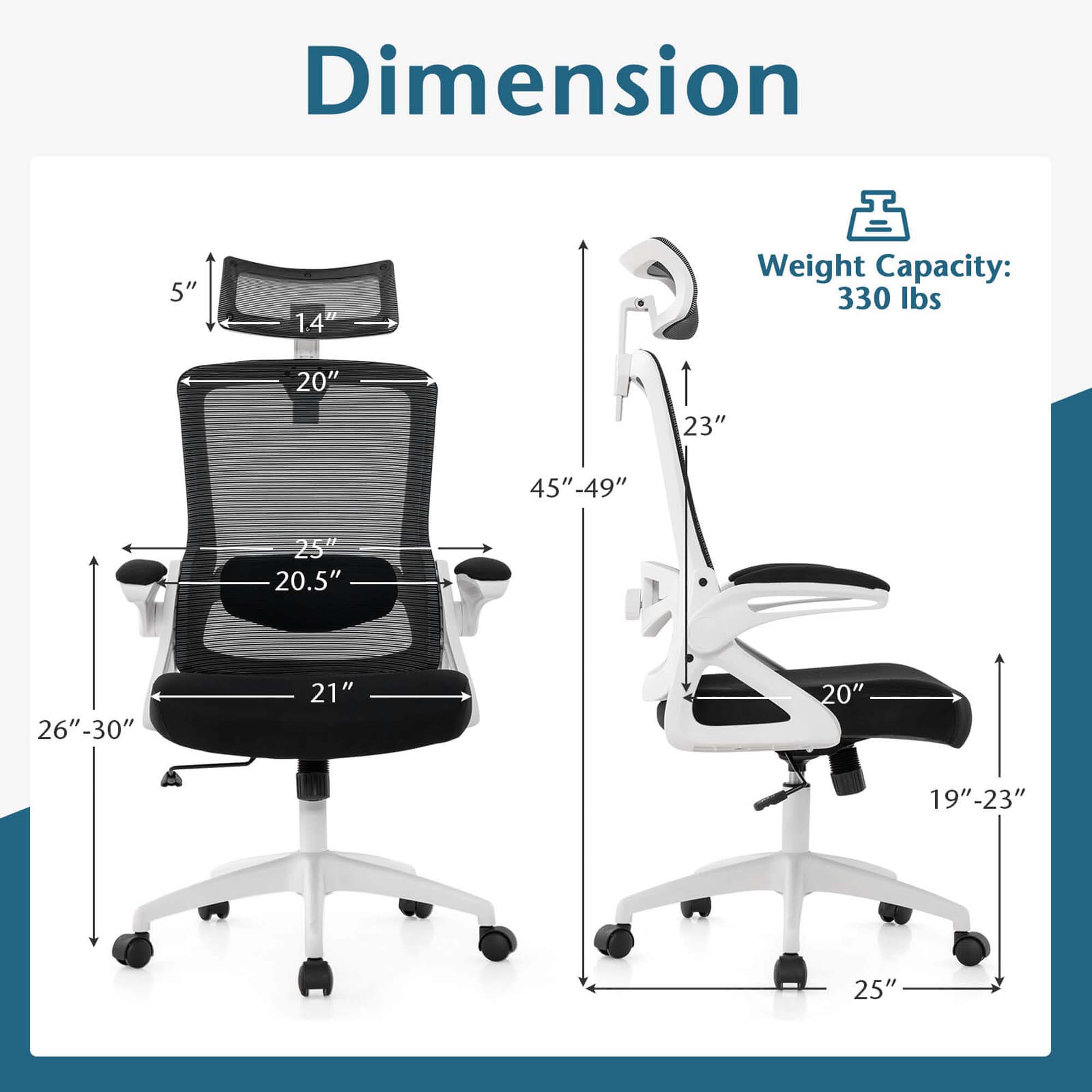 Costway HCST02783 Office-Chairs - View #2