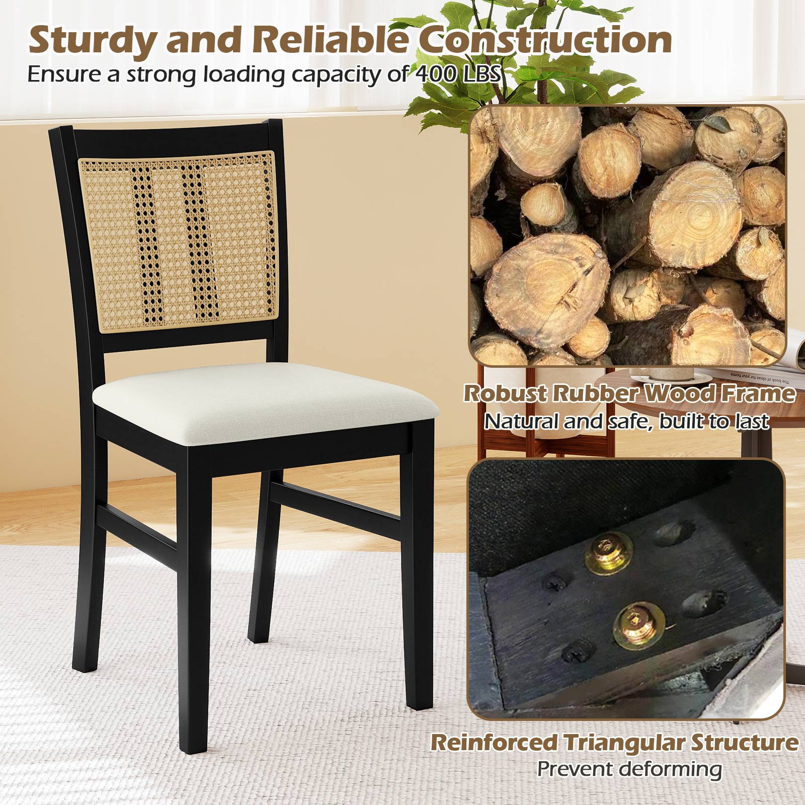 GZMR GZ-W1143C34 Dining-Chairs - View #4