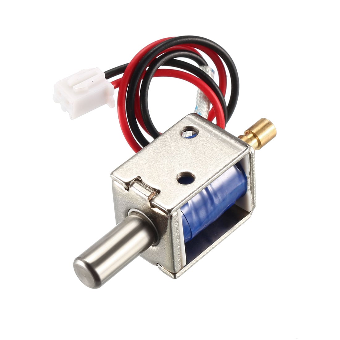 Unique Bargains DC 12V 0.43A 4mm Mini Electromagnetic Solenoid Lock Push Pull Type for Electirc Door Lock