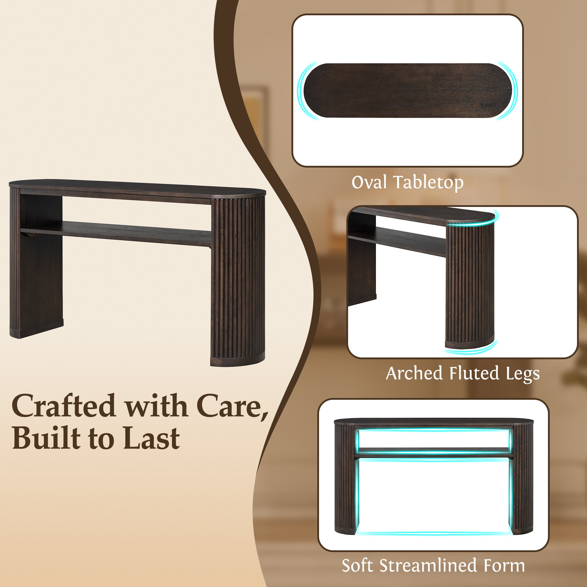 KTMBDW N715P462622P Console-Sofa-Tables - View #5