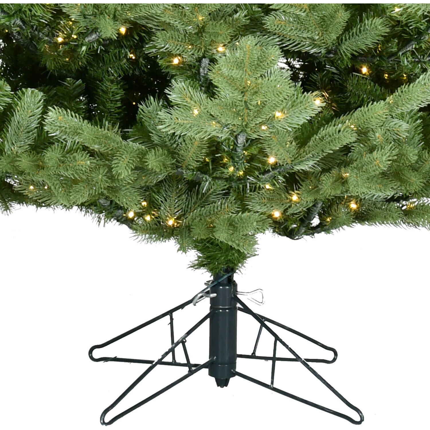 9-Foot Green Pine Christmas Tree with LED Lights