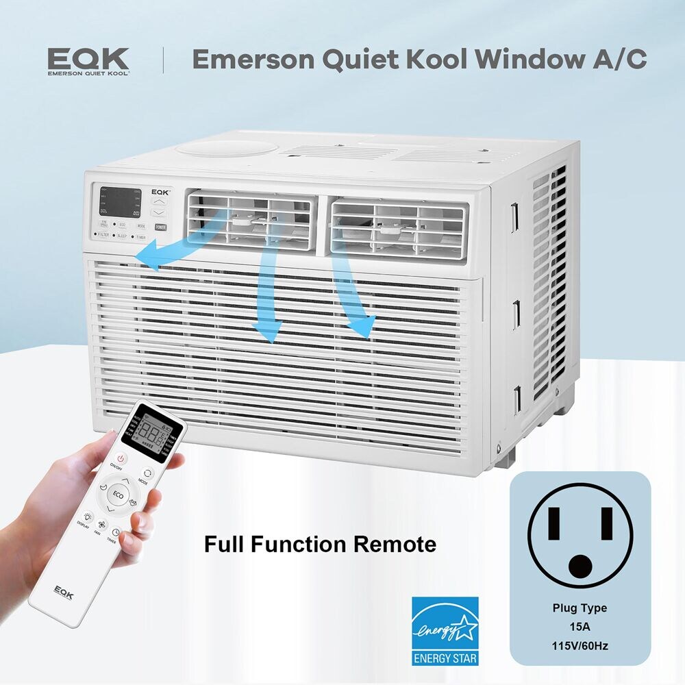 Emerson Emerson Quiet Kool 700sq ft Window Air Conditioner with Remote