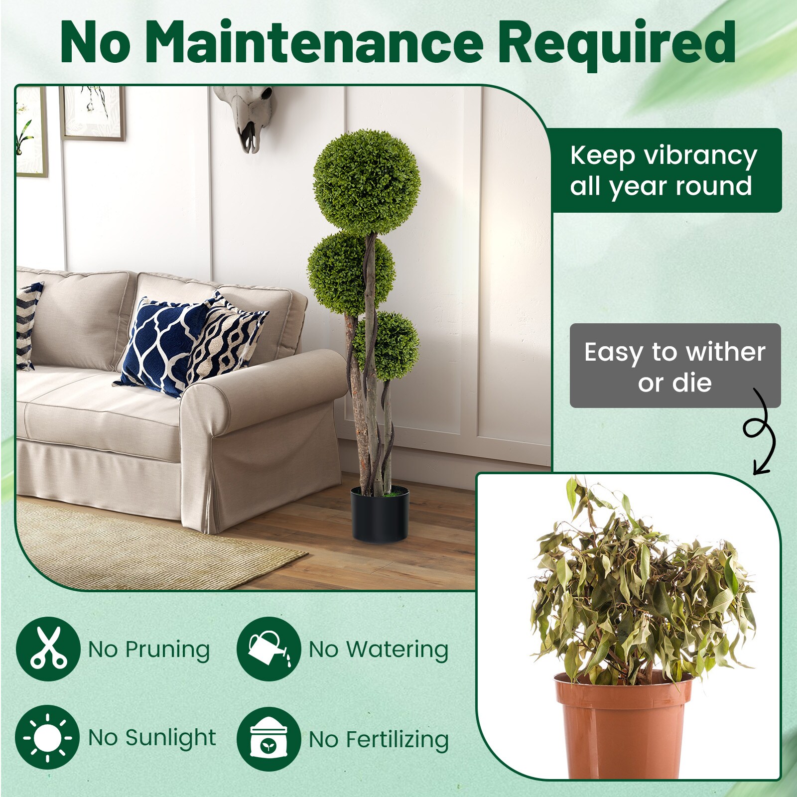 SUGIFT LW038SUGHY1383 Artificial-Plants-Trees - View #4