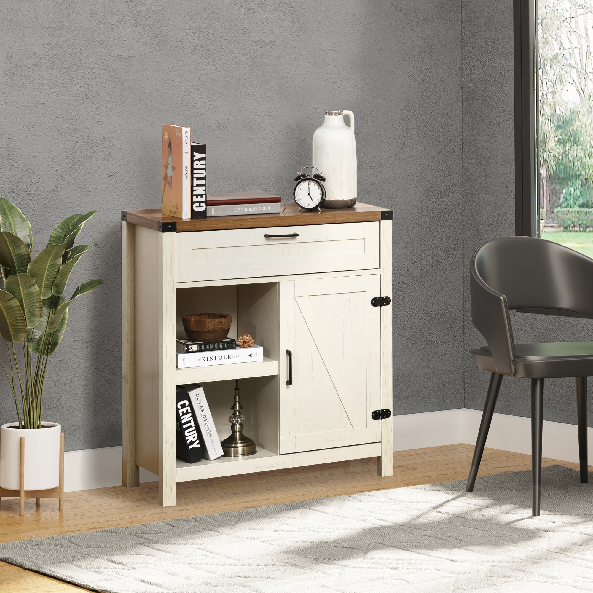 HomCom 835-332V80WT Cabinets-Kitchen - View #2