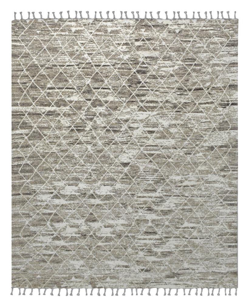 allen + roth 8 x 10 Tonal Taupe Indoor Geometric Area Rug in the Rugs ...