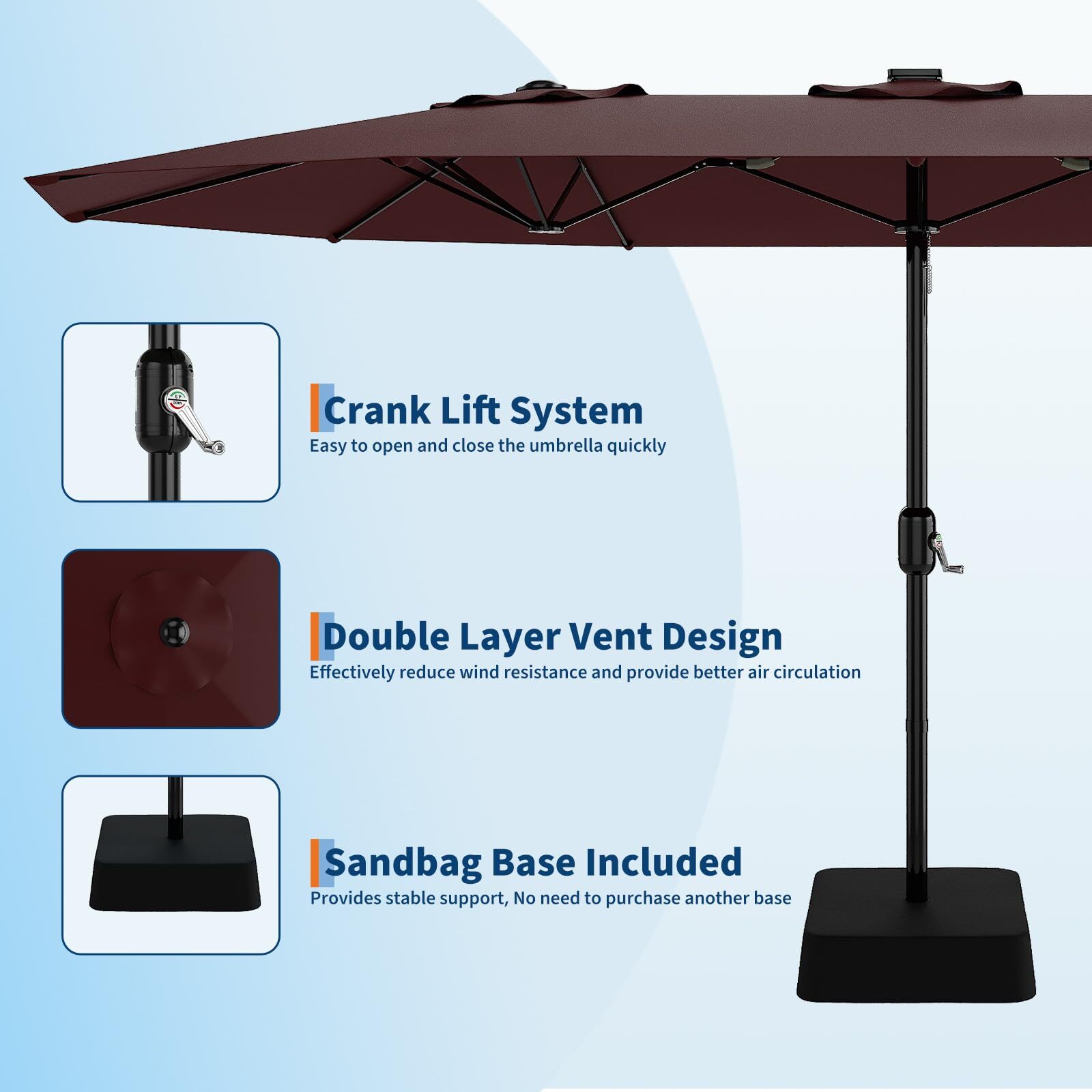 Der Rose LMXPPG-3349-0910JBRY Umbrellas-2 - View #4