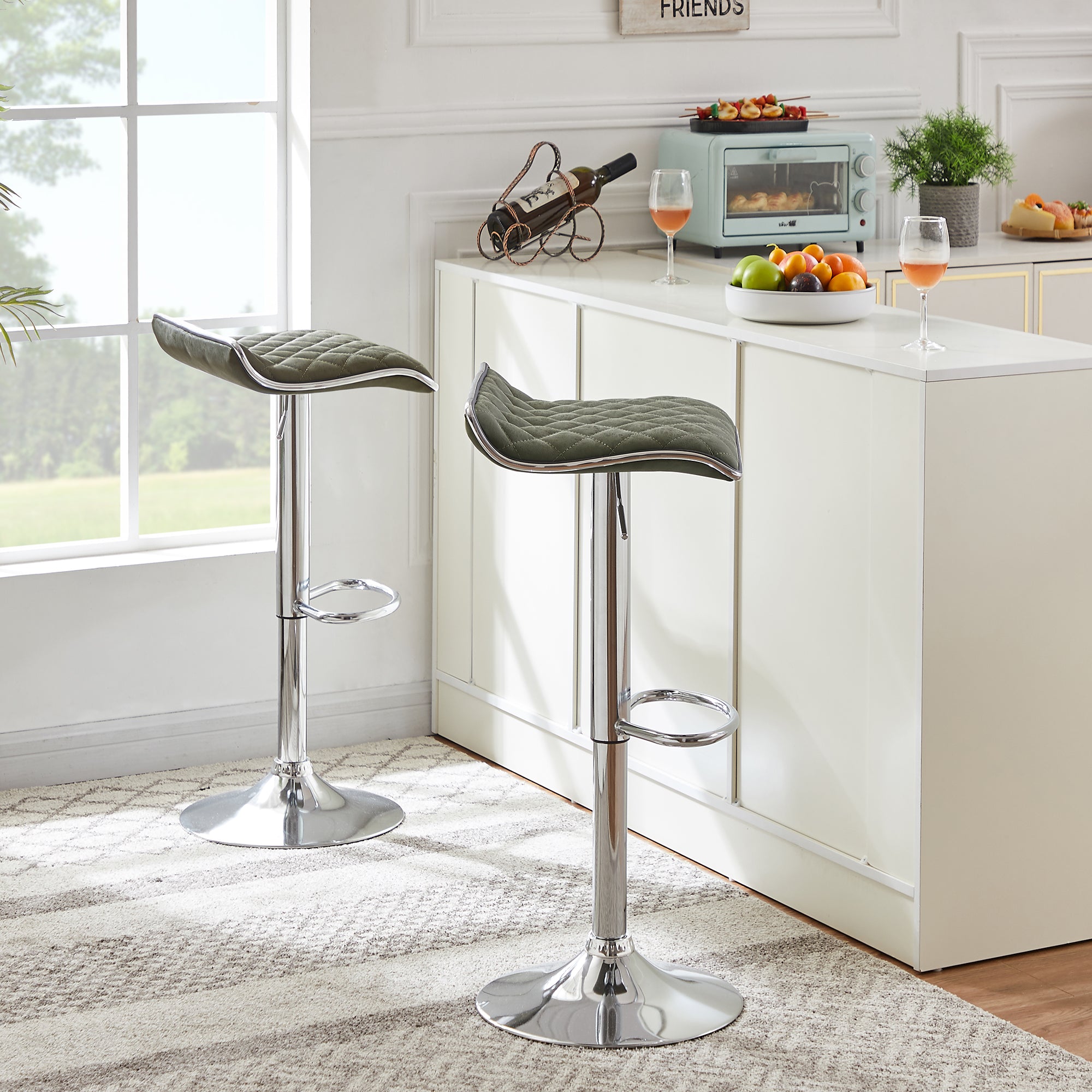 Vecelo LOE-C10-DGRY stools - View #2