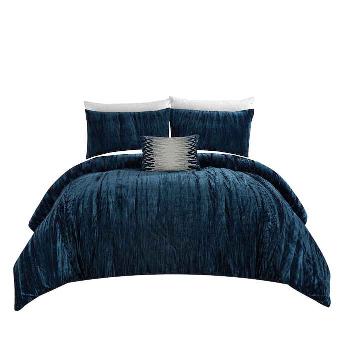 Navy King Comforter Set, Navy King Size Bedding Set