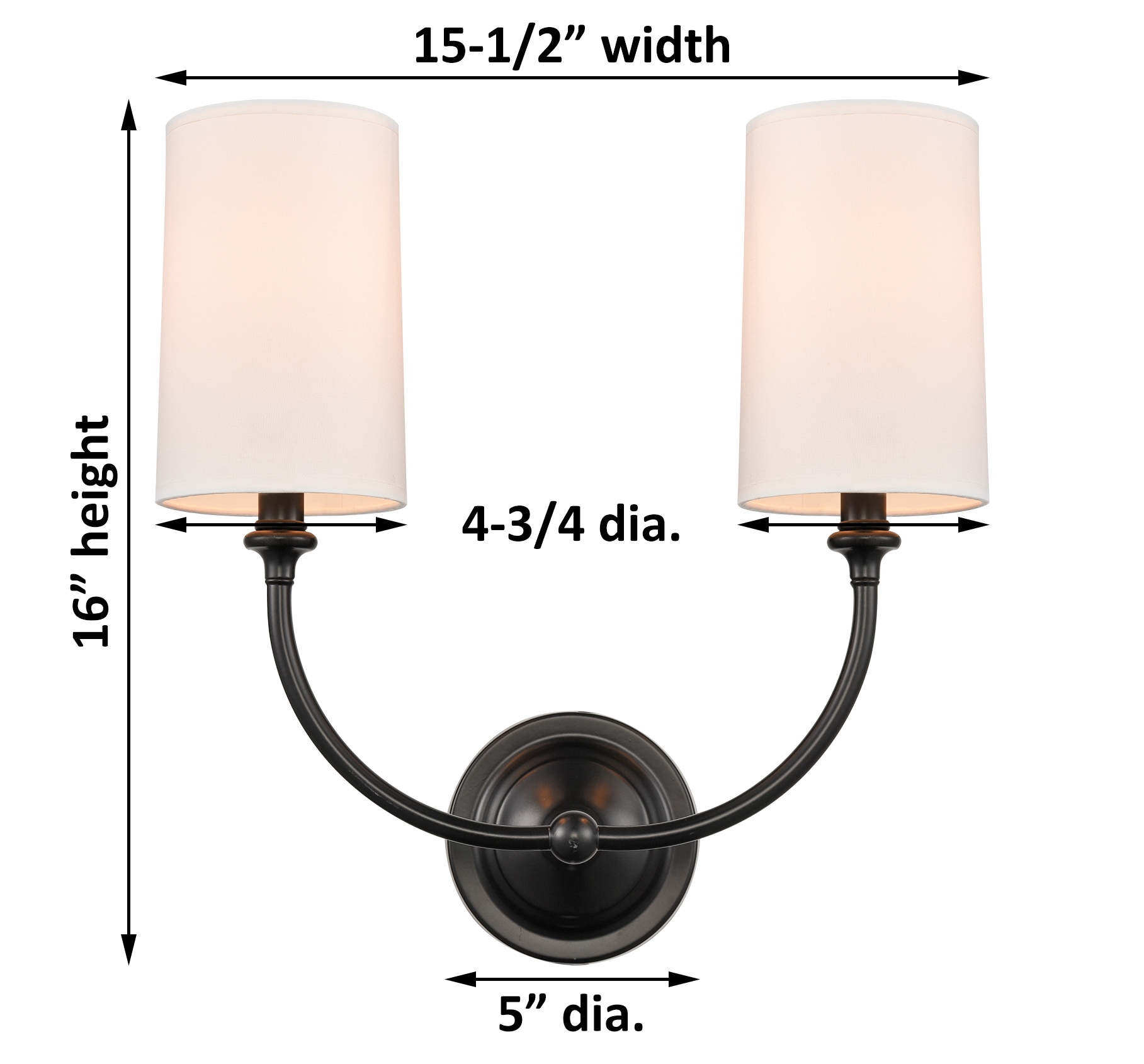 Innovations Lighting 372-2W-BK-S1 b090000 - View #3
