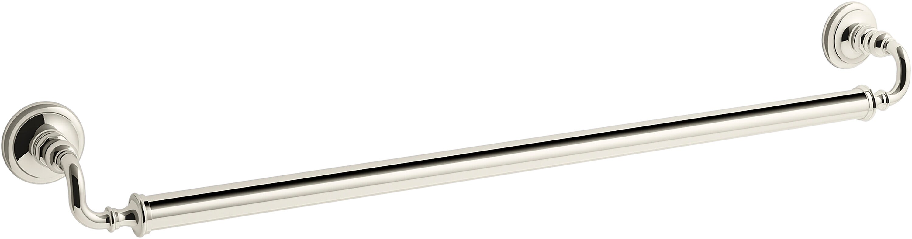 KOHLER K-25157-SN Artifacts 36-in Vibrant Polished Nickel Wall mount Grab Bar ( 300-lb Weight Capacity )