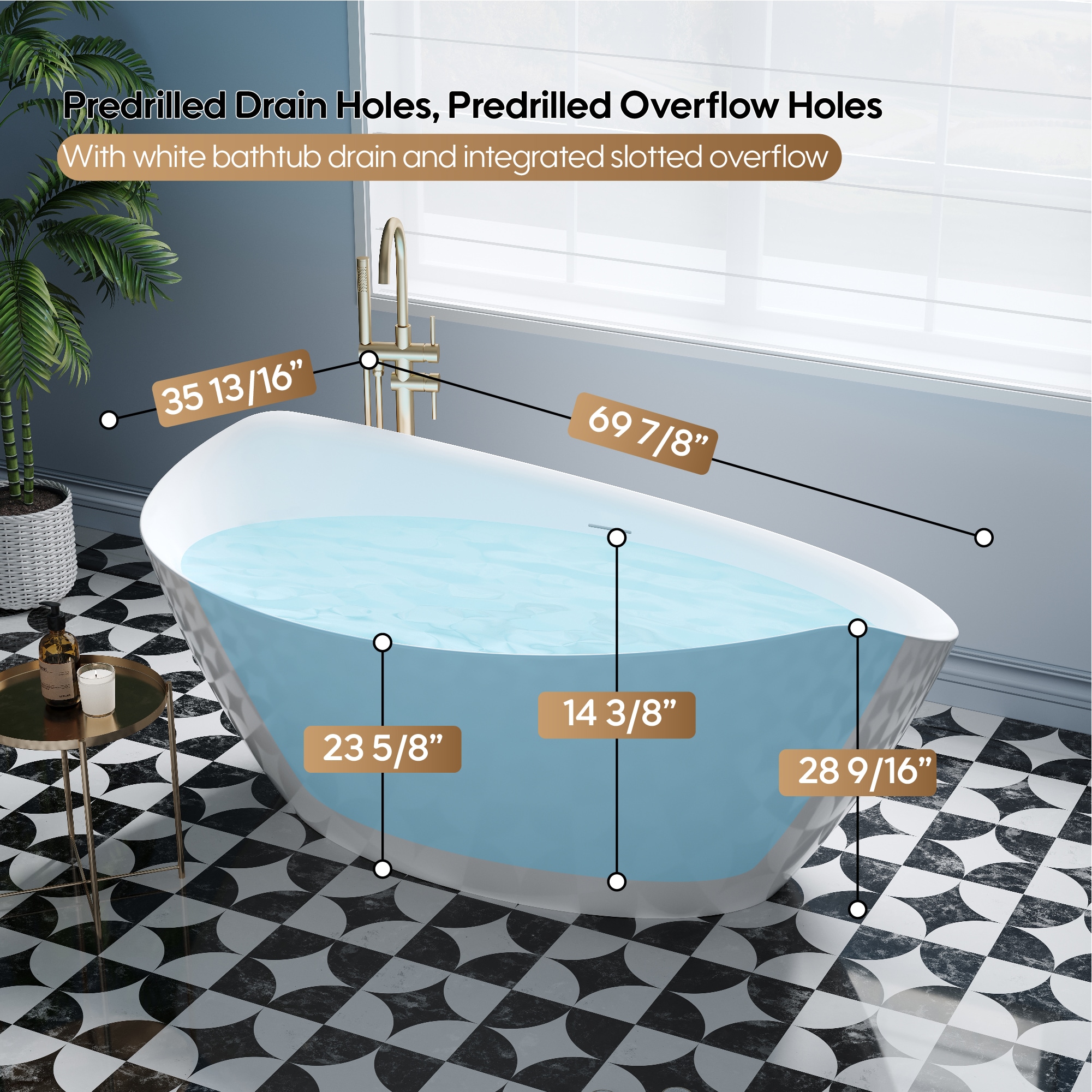 WELLFOR CB-P163621 bathtubs - View #11